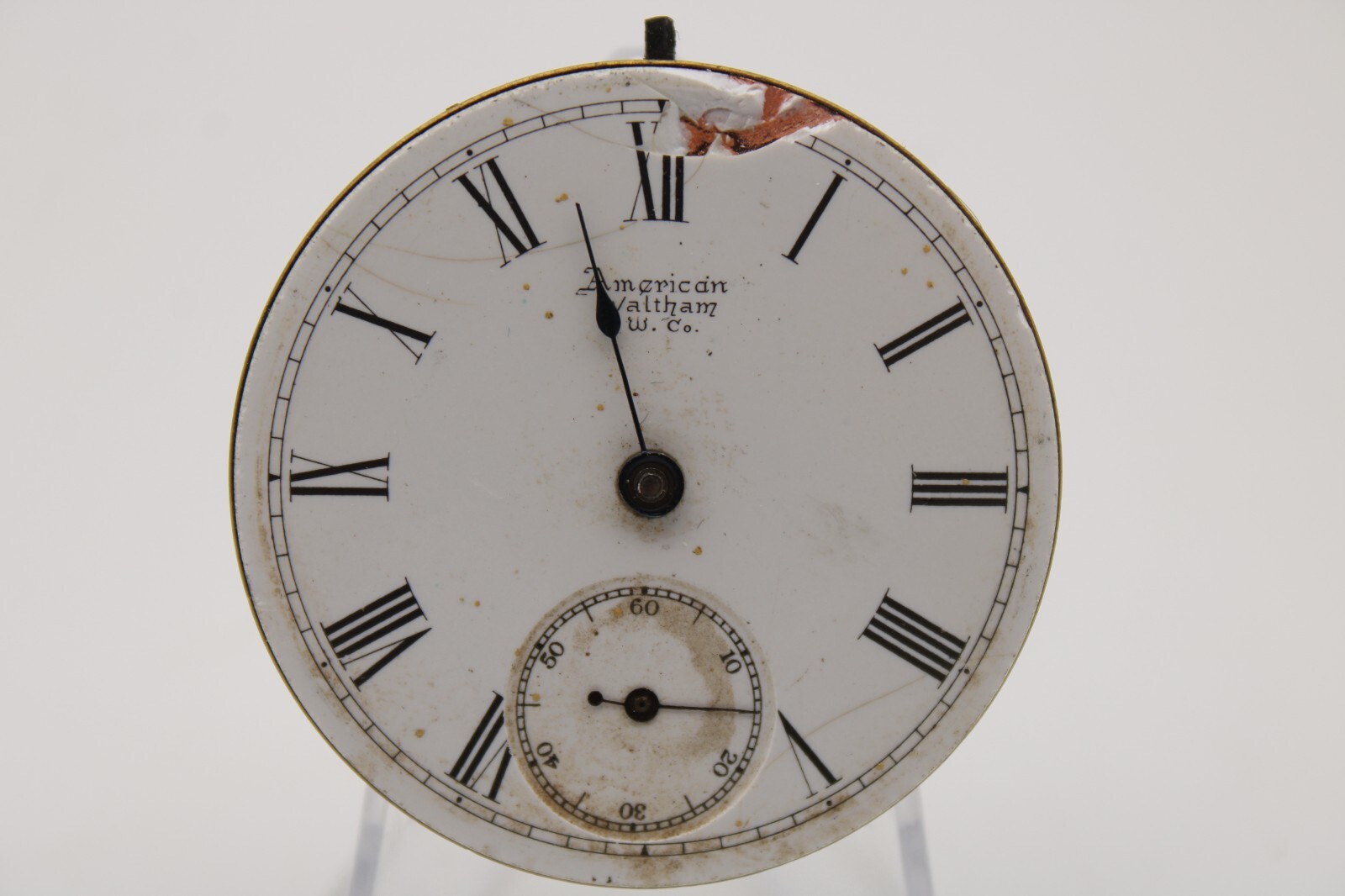 1890-1891 WALTHAM POCKET WATCH MOVEMENT 4762546 GRADE 1 18s 7j (FS2)