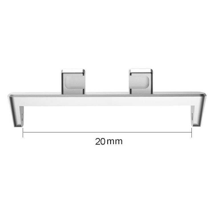 Metal Watch Band Connector for OPPO Watch 3, 20mm, Corrosion Resistant, Black