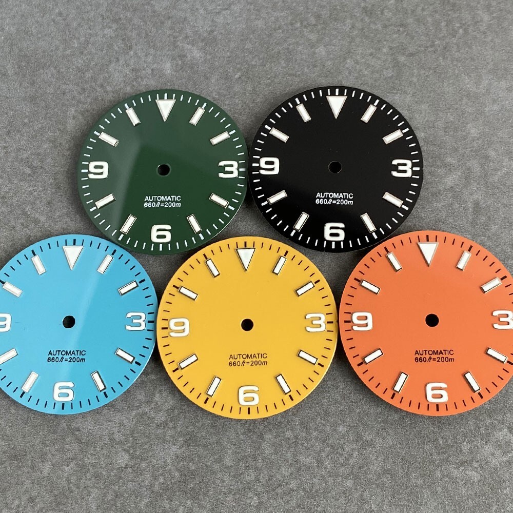 Super Lume 29mm 3 6 9 Watch Dial For NH35 NH36 ETA2824 Miyota 8215 Watch Part
