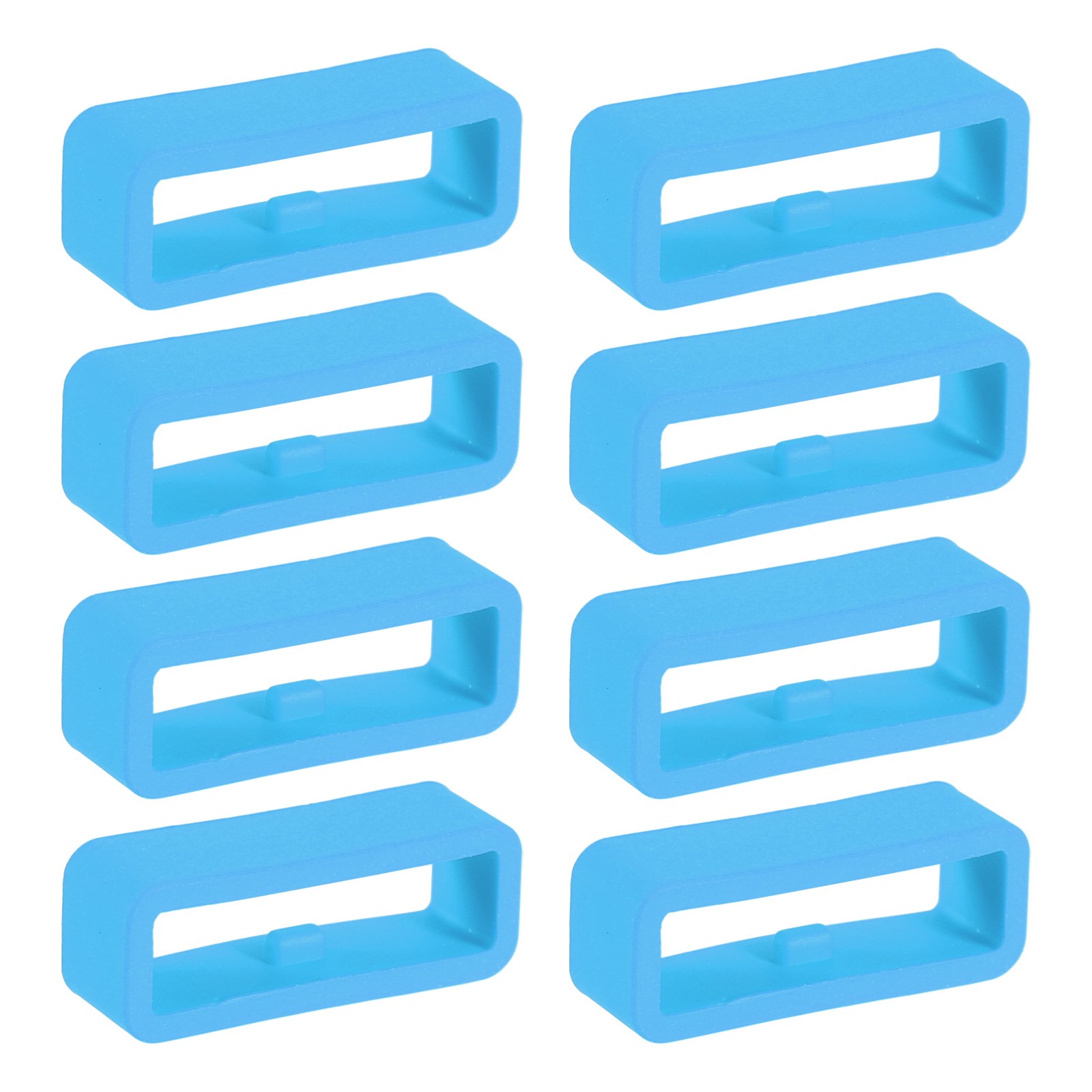 8 Pcs Watch Band Holder Loop, 20mm Universal Watch Replacement Band, Sky Blue