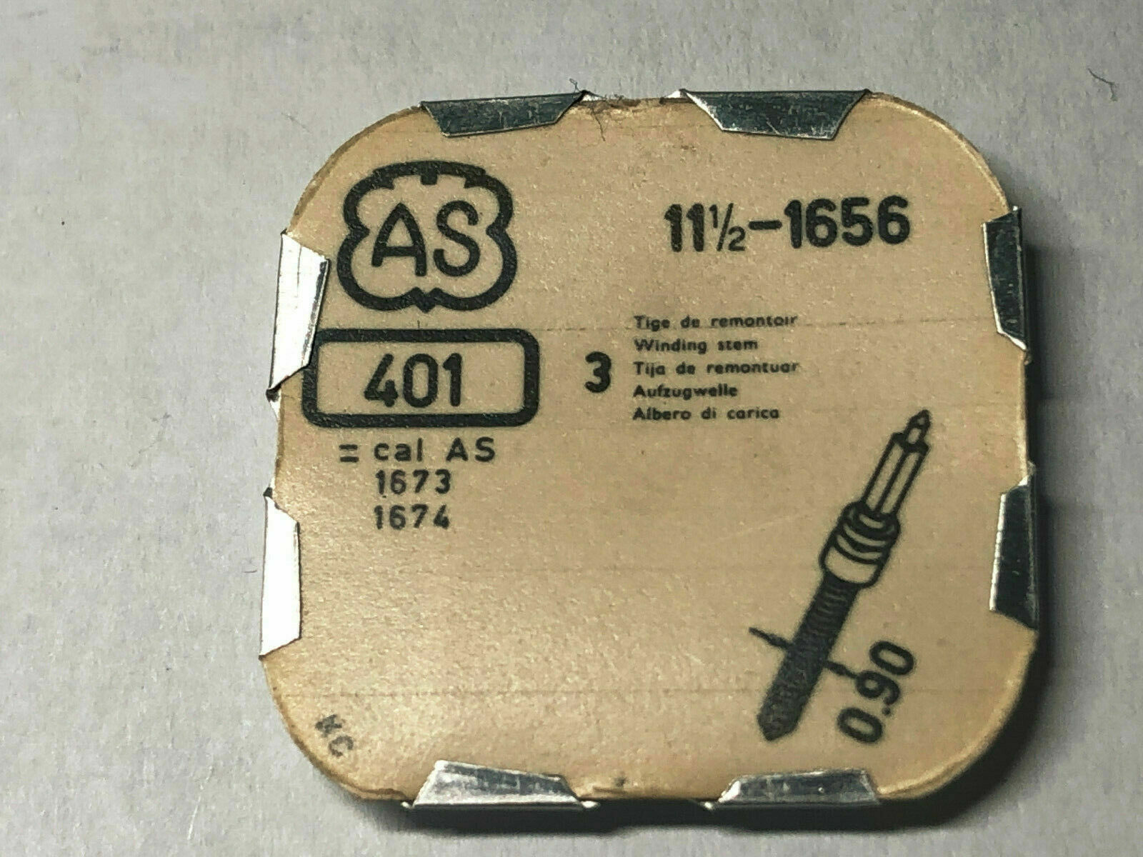 WINDING STEM for AS A.SCHILD 970 976 1017 1187 1298 1475 -30 different cal