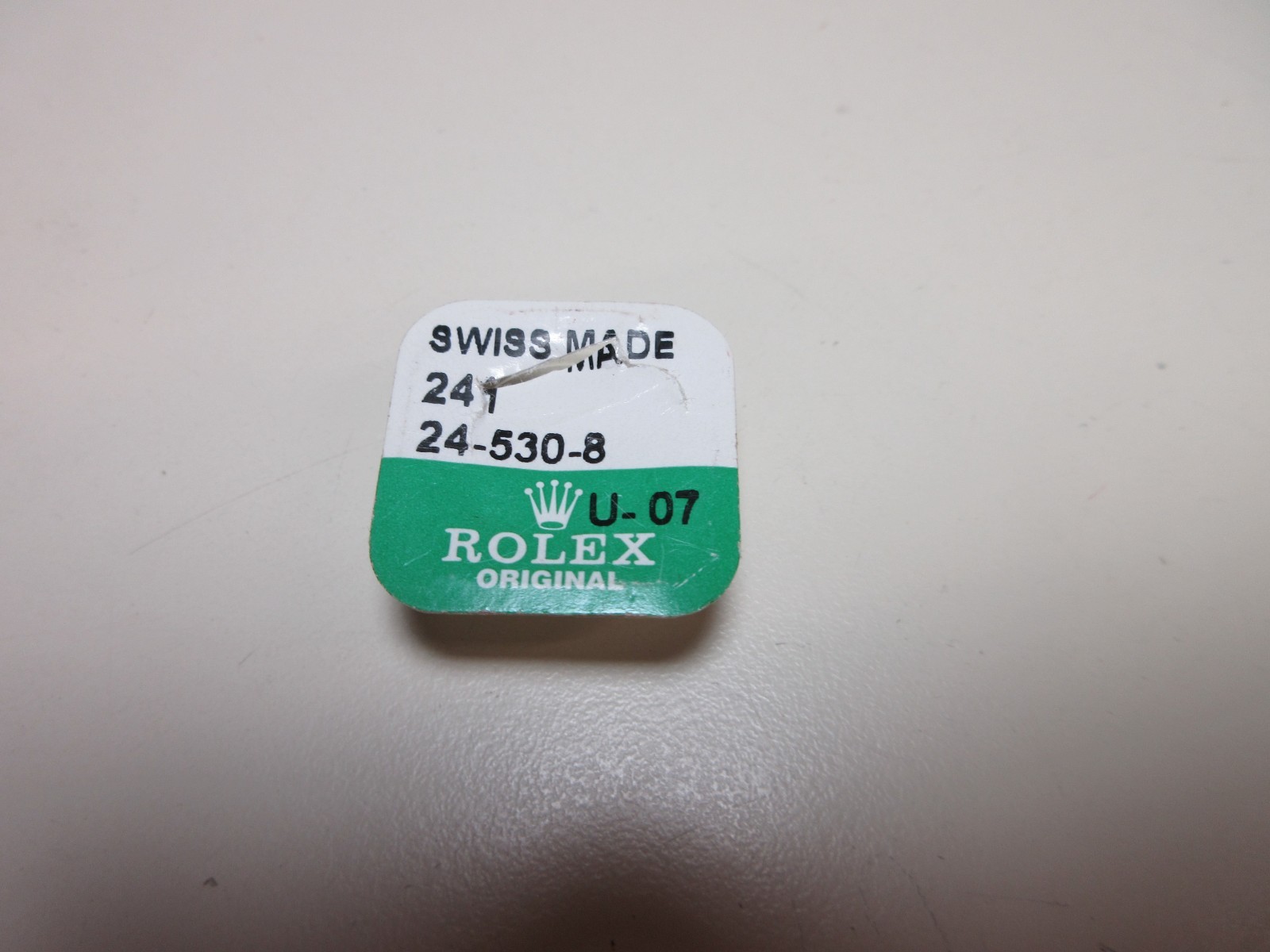 ROLEX YELLOW GOLD CROWN 241 24-530-8 WATCHMAKER REPLACEMENT PART #97