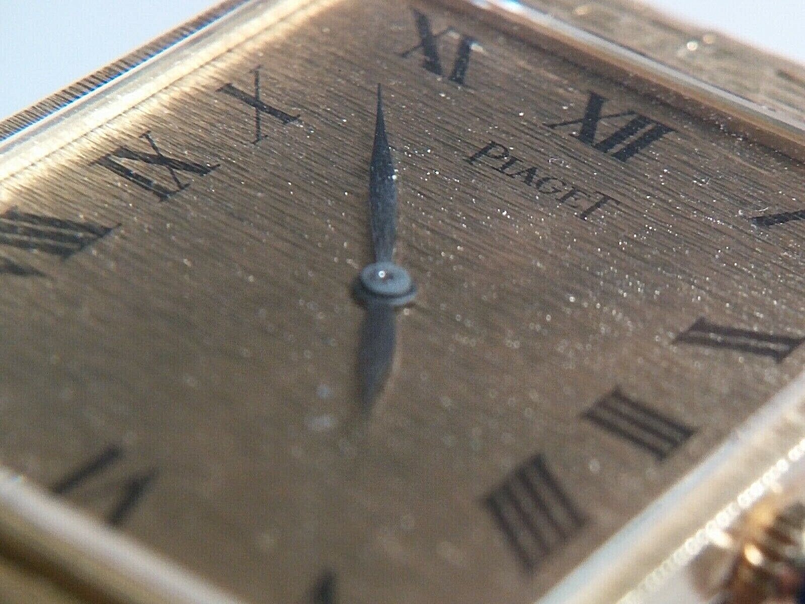 Piaget watch 18K gold, 18K Gold Mesh band 18/15mm, 7 1/2 inches total length run