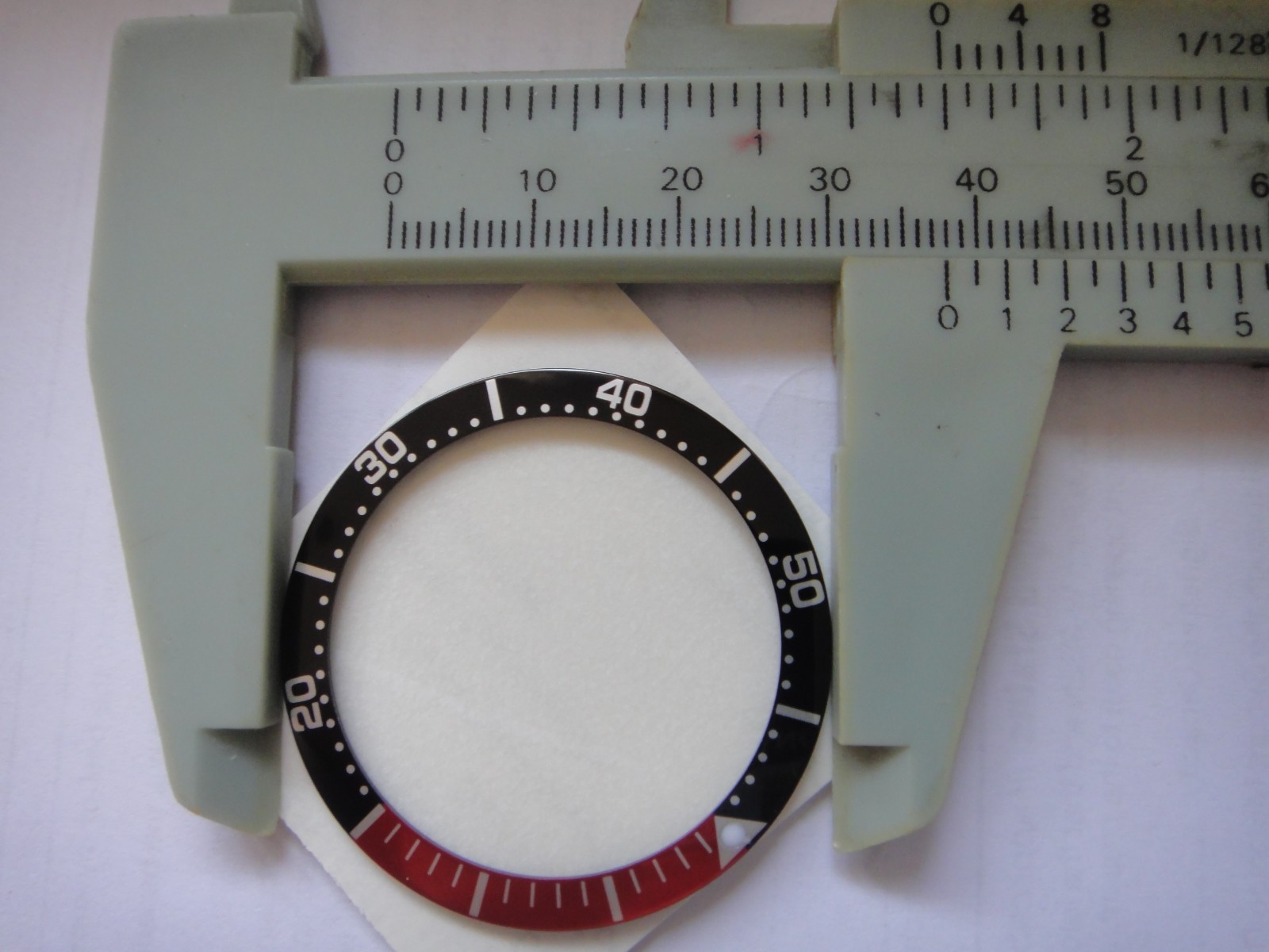 New ORIS TT1 Top Bezel Insert Ring Titanium date Diver 7562 P Ø 44mm
