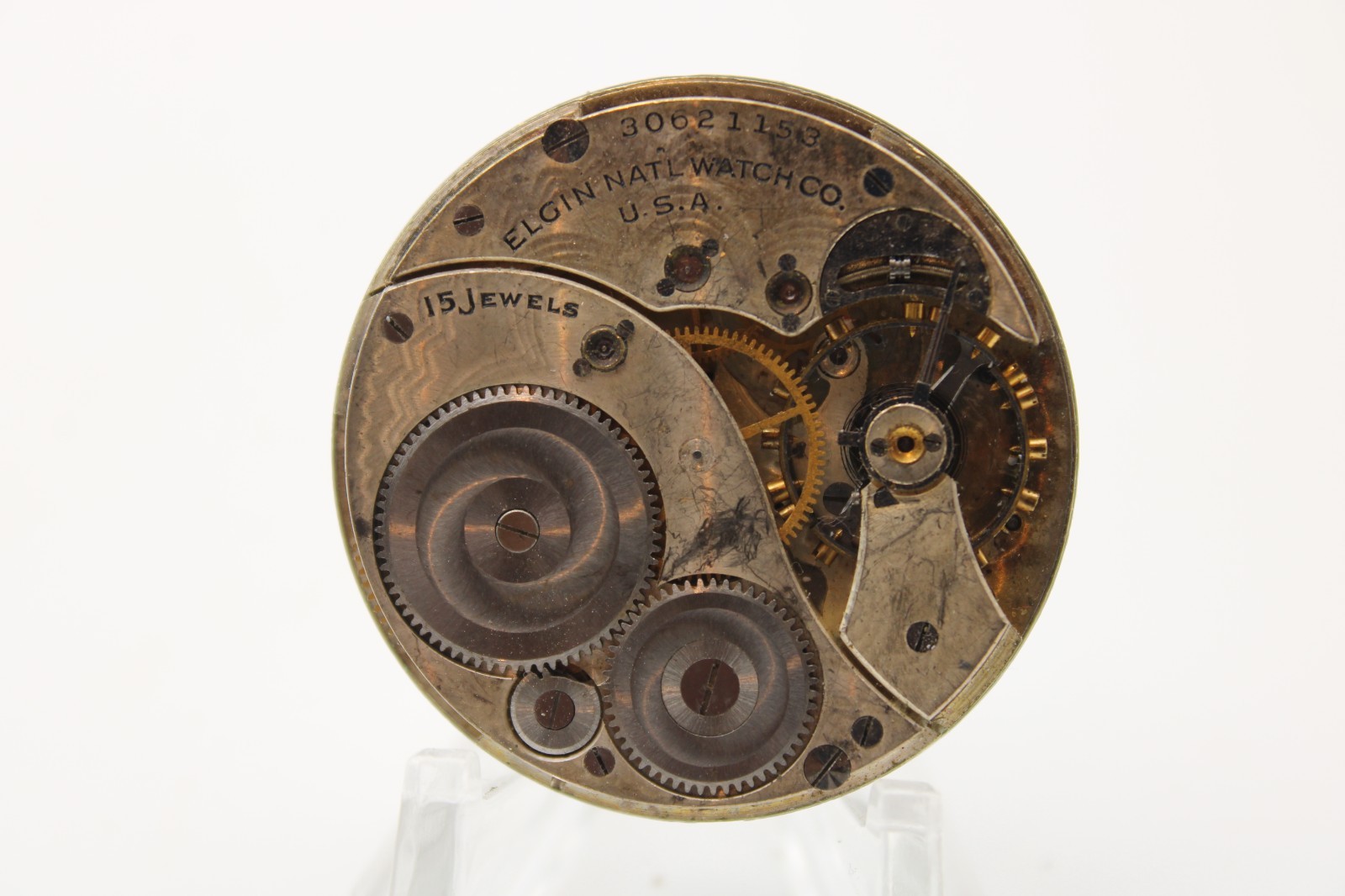 1928 ELGIN POCKET WATCH MOVEMENT 30621153 GRADE 315 12s 15j (FE)