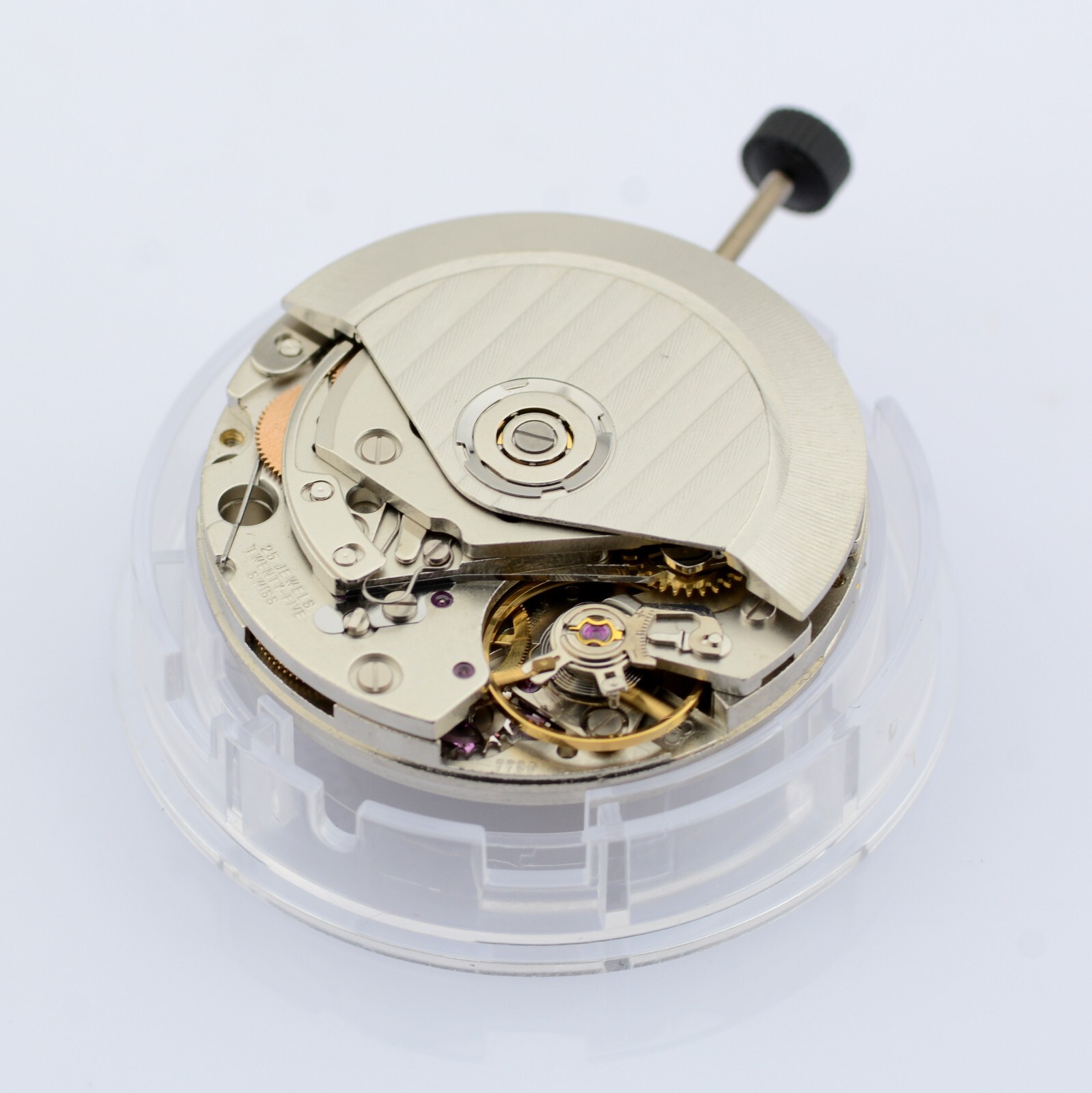 Swiss ETA VALJOUX 7750 25 Jewels Automatic Movement. White , English Day Date