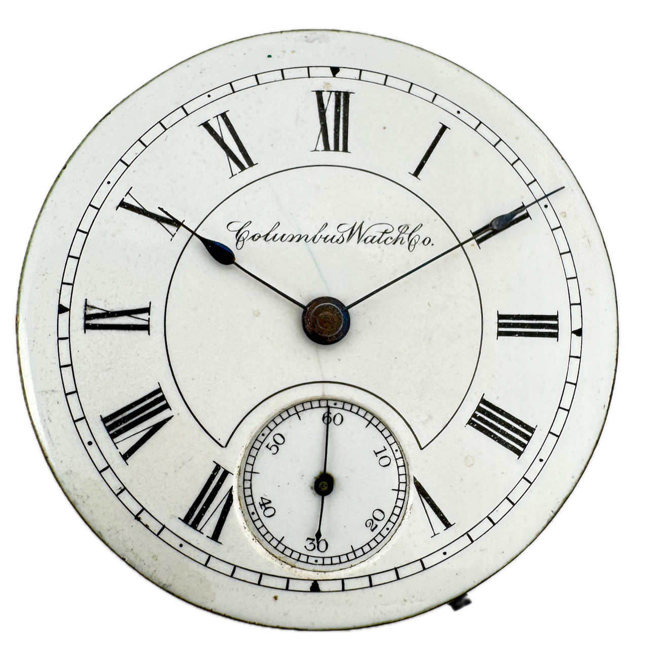 Antique 18s 1891 Columbus Watch Co. Hunter Pocket Watch Movement North Star USA