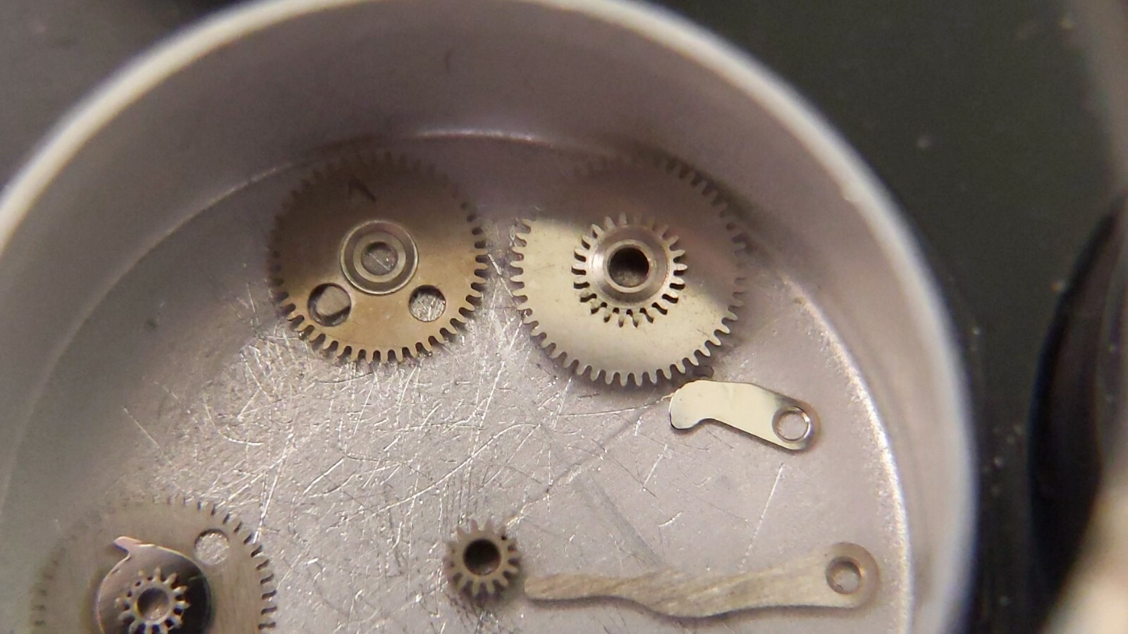 LOT OF WATCH PARTS: Lecoultre K 866 WATCH PARTS. great condition, pre-o (Yoke fo