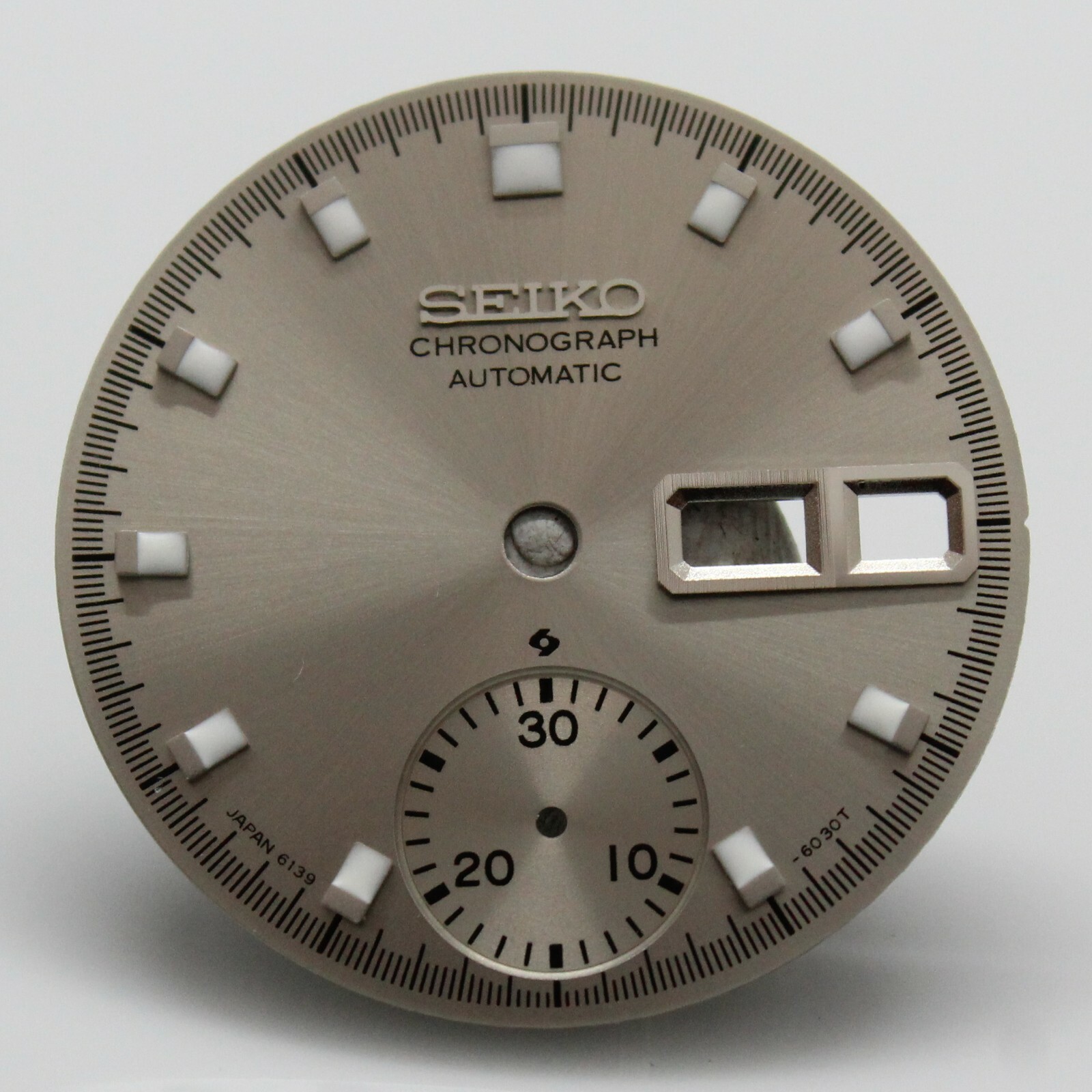 Silver Dial for Vintg SEIKO Chron 6139-6000 6139-6001 6139-6002 6139-6005 Pogue