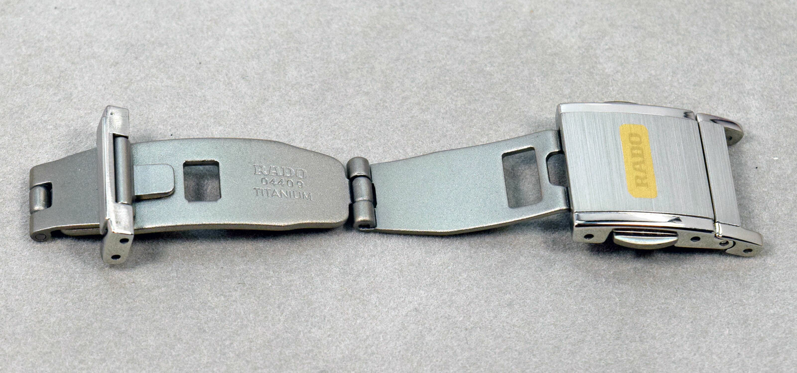 NEW Rado Integral Steel & Titanium Ladies Watch 15mm Bracelet Clasp 4409, 04409