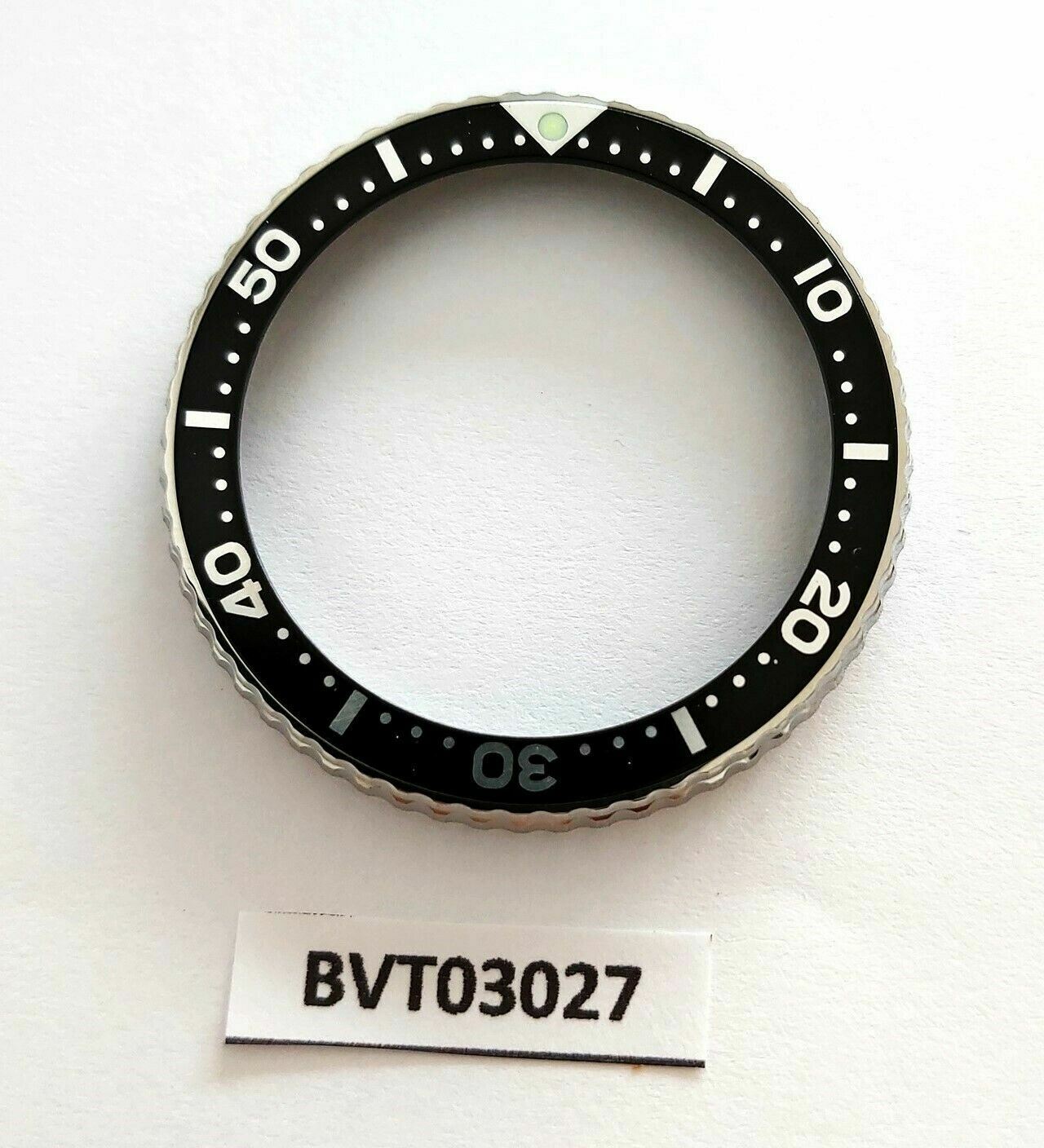 NEW AF SEIKO MENS BEZEL BLACK “IO” INSERT 7002 7000 6309 7290 WATCH BVT03027