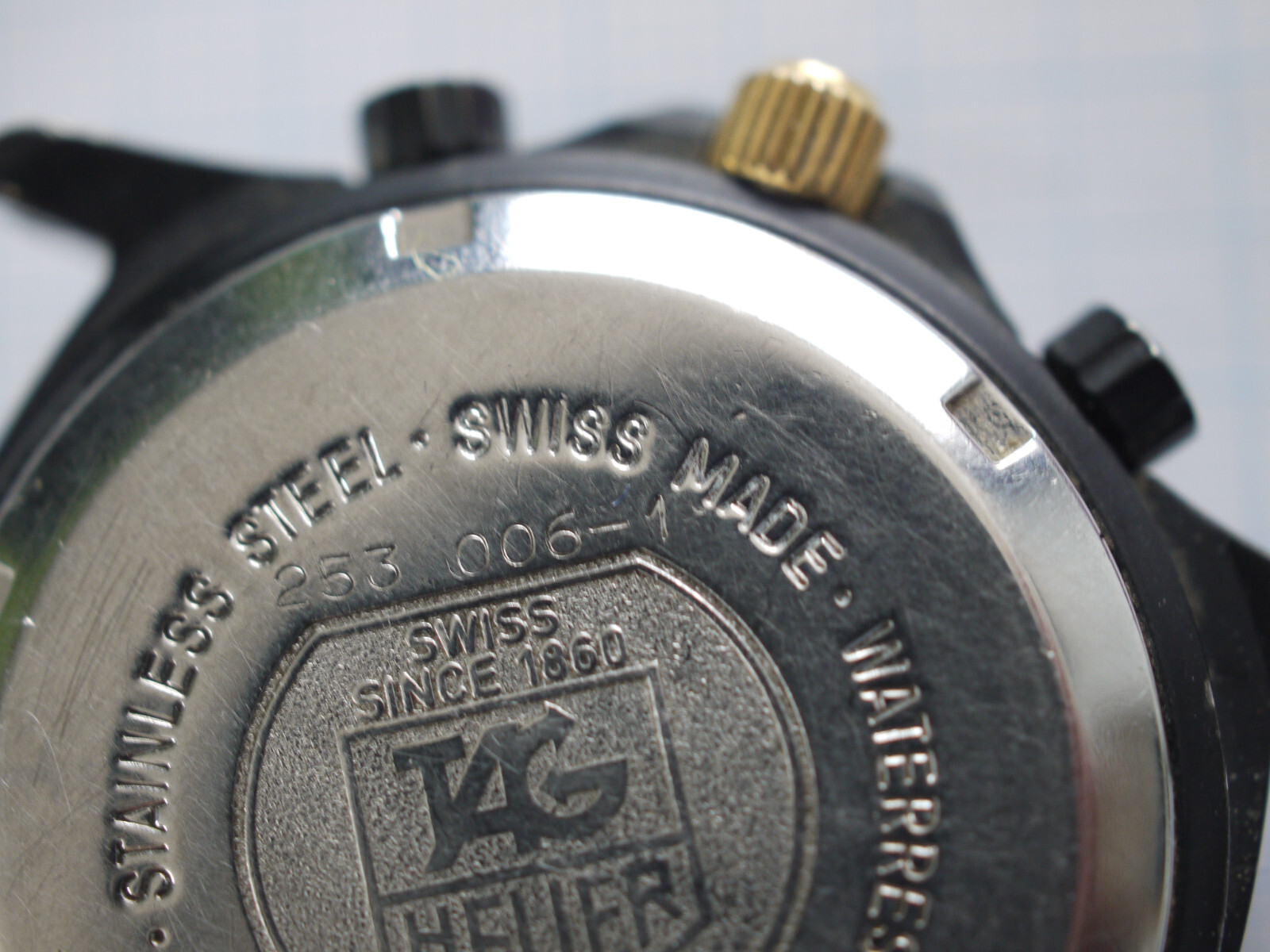 Tag Heuer Professional 2000 Chronograph Diver ref.253.006-1 CASE Ø36mm x 43mm
