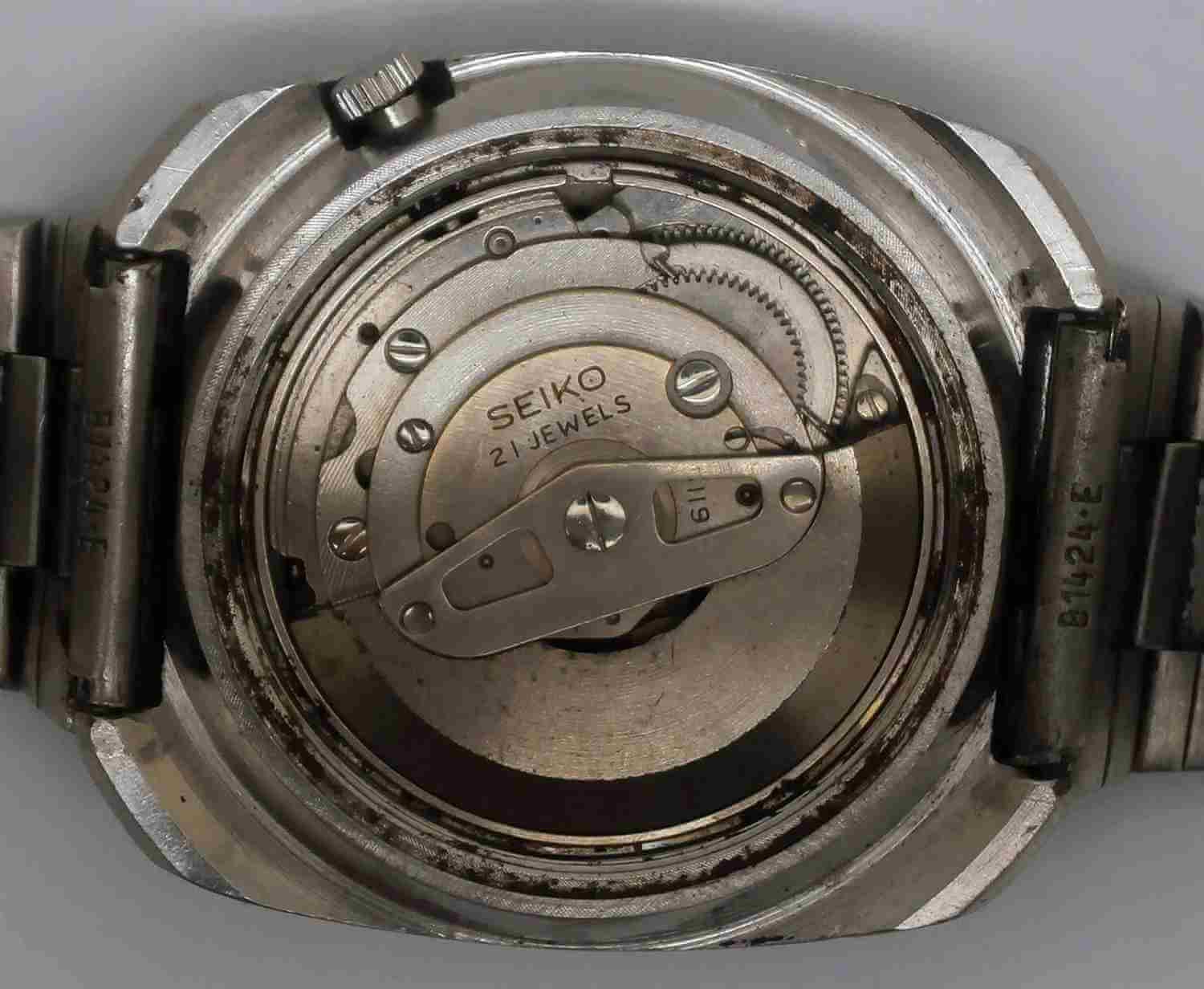 VTG SEIKO 5 Steel Watch. Ref: 6119-8430. Cal: 6119C. For Service