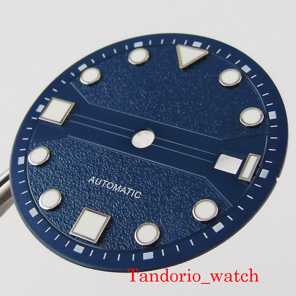 31mm super luminous automatic watch dial fit miyota 8215 mingzhu 2813 watch part
