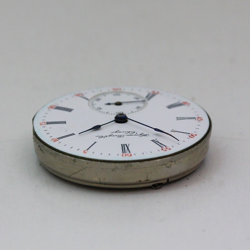 Elgin 269 Movement & Private Label Hyman, Berg & Co Enamel Dial – Parts / Repair