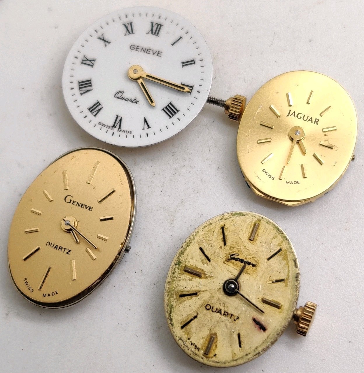 Vintage ETA 978.002 Swiss quartz movements For Repair
