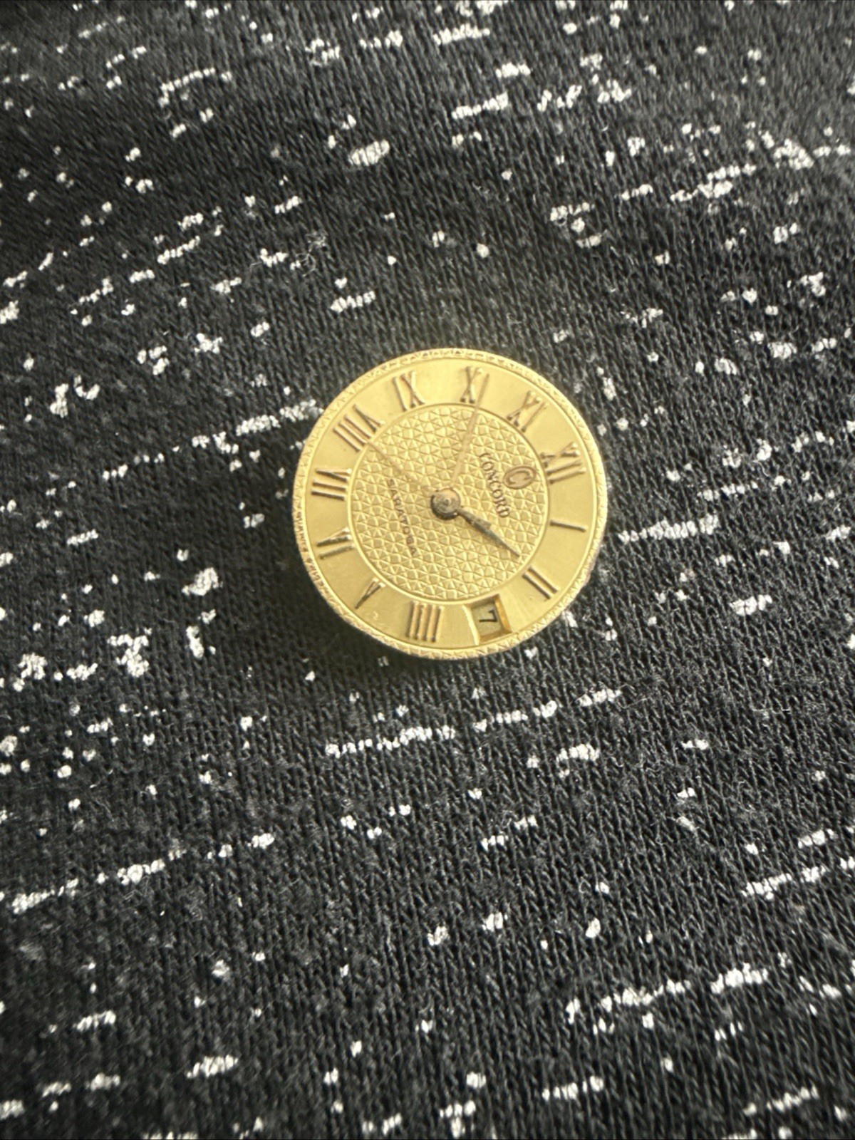 Gents Concord Saratoga dial and movement