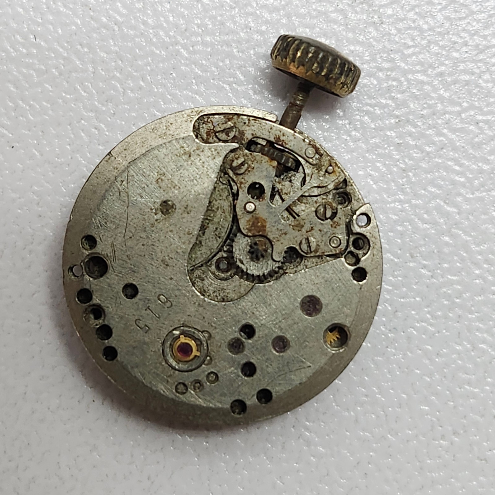Lot of 2 Mechanical Watch Movements for Parts/Repair -FHF 57-21 & Caliber 815