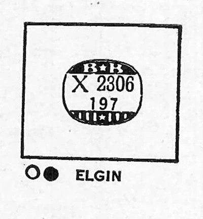 ELGIN : 5516 – Rectangle 23.0mm x 19.7mm