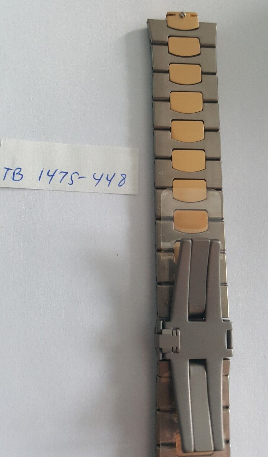 Omega Titanium-18KT Yellow Gold Plated Bracelet Number TB1475-448