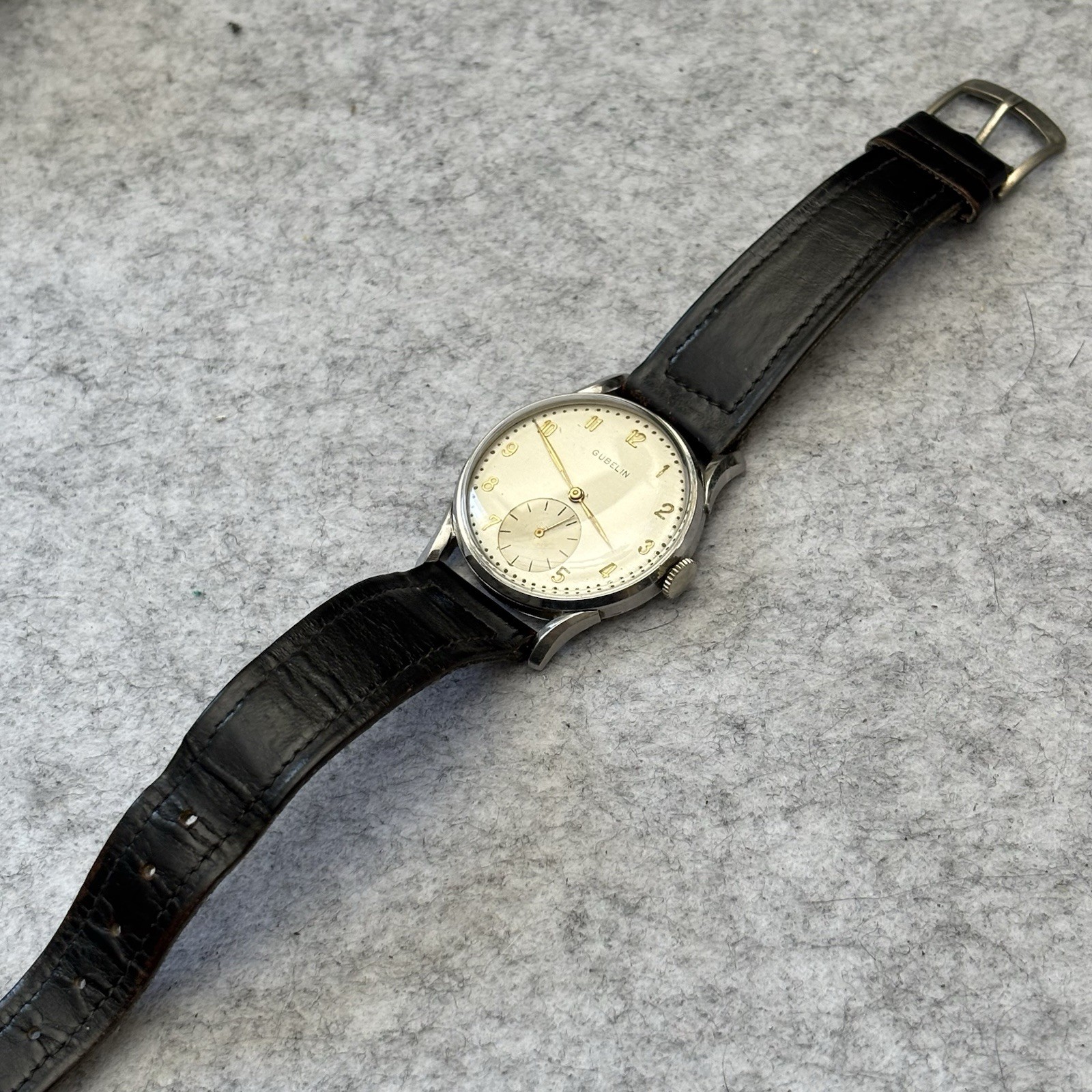 Vintage Gueblin Manual Intl. Watch Co 33mm IWC Calatrava Cal 83 Stainless – Runs