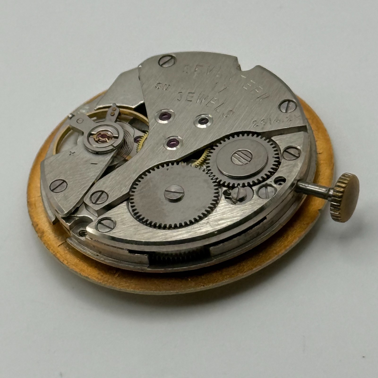 Poljot 2614.2H Watch Movement Sekonda Soviet 17 Jewels Parts Repair 26.4mm