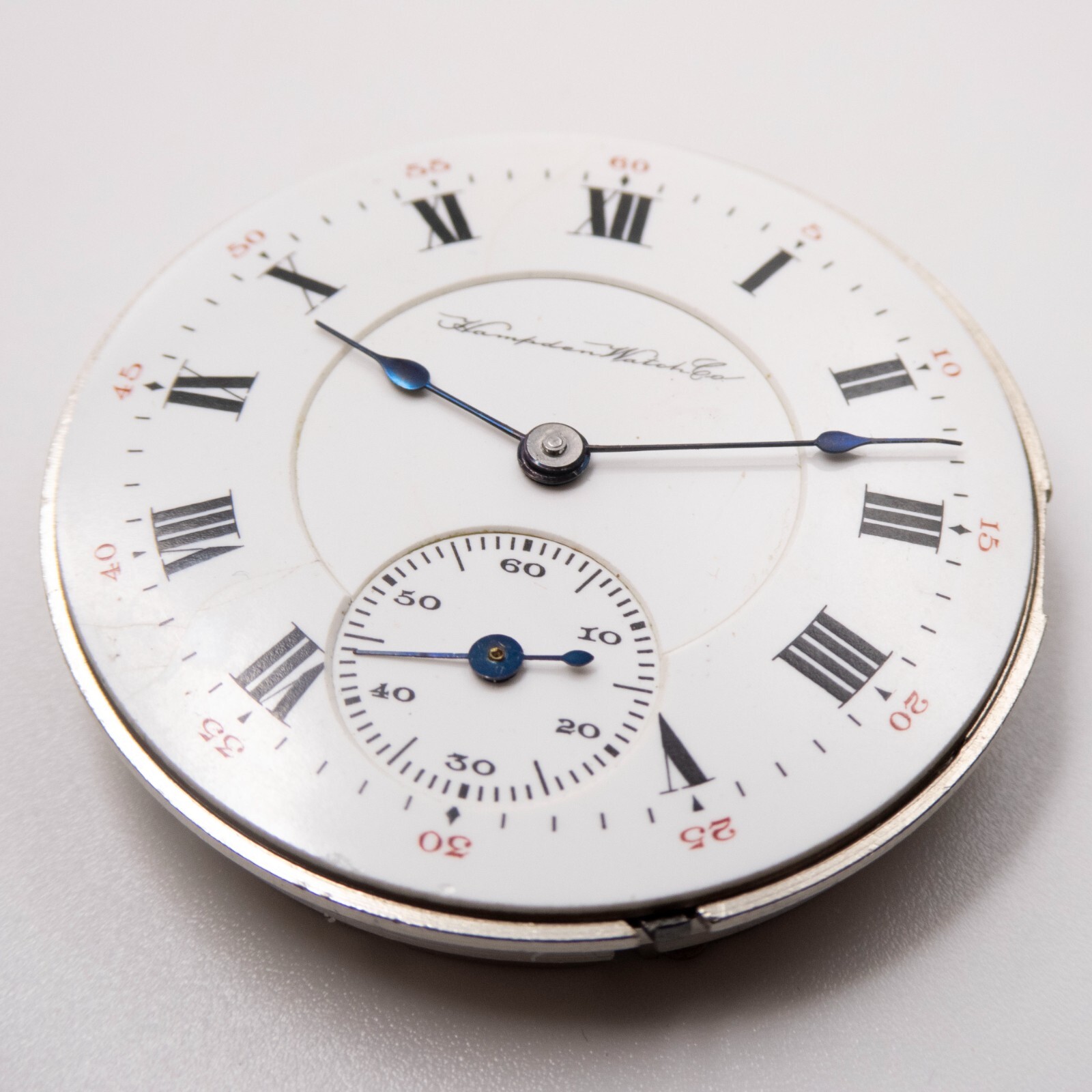 Hampden Dueber Grand Model 4 12-Size 17-Jewel Antique Pocket Watch Movement