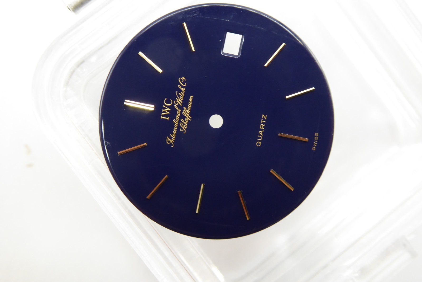 IWC Schaffhaussen vintage rare dark blue dial 30.5mm
