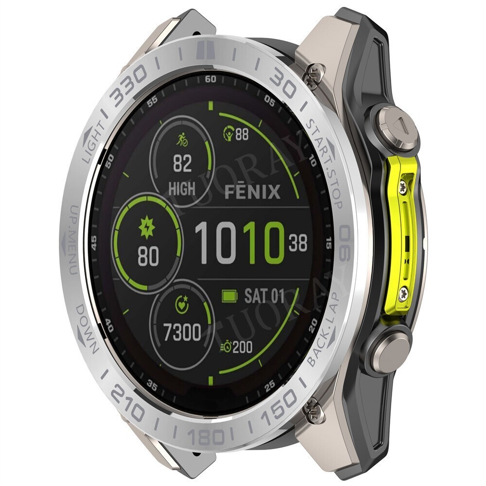 Bezel Frame Ring Metal Watch Case Cover Bumper For Garmin Fenix 8 43mm 47mm 51mm