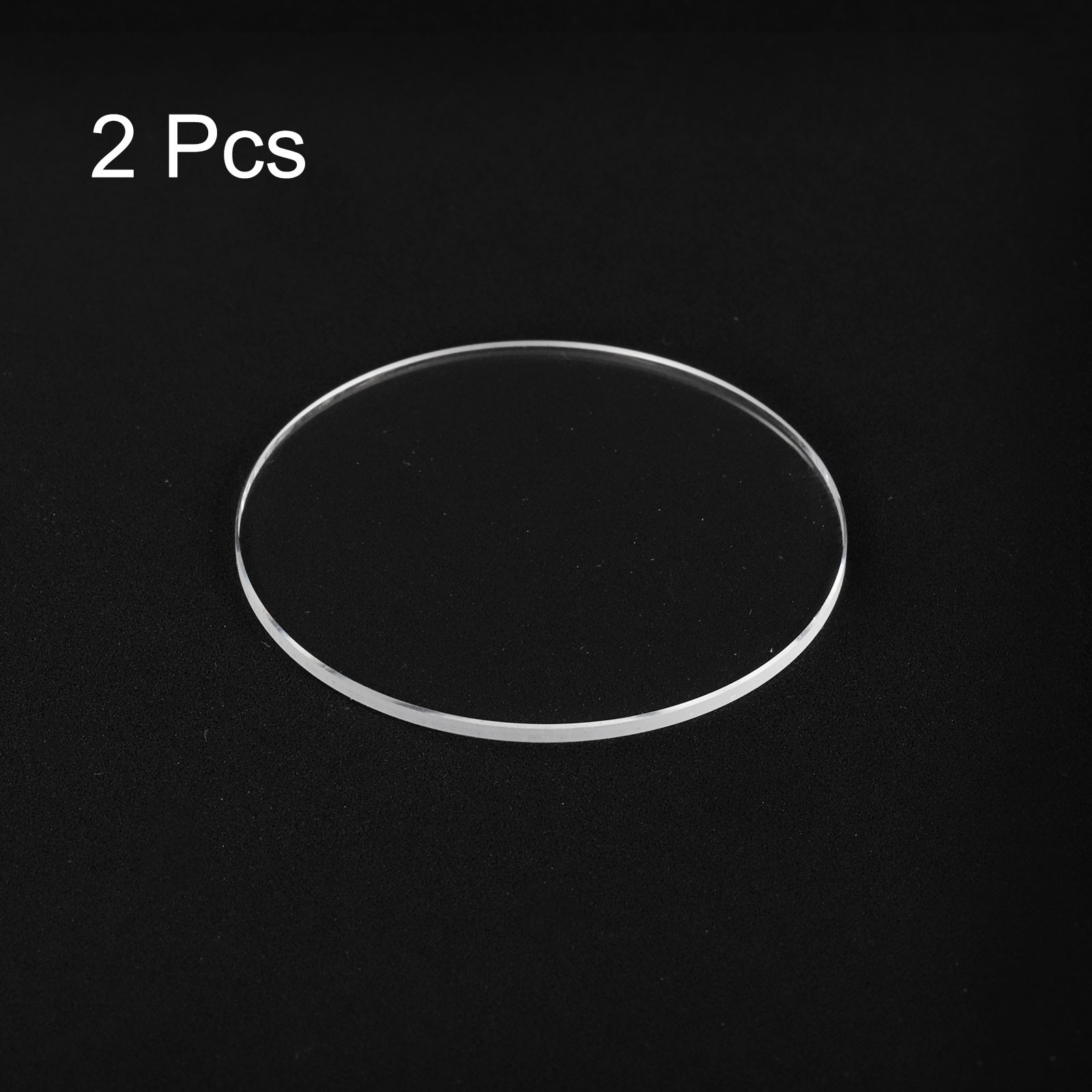 2pcs Watch Crystal Glass Lens 31mm x 1.0mm Beveled Edge Flat Glass Crystals Lens