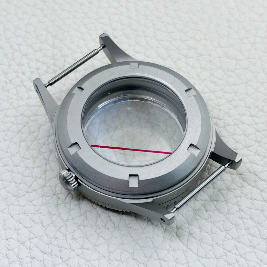 40MM Prevent Allergy WW2 Pilot Style Titanium Watch Case Fit Japan NH35 NH36 Mod
