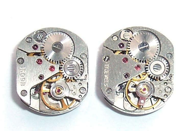 Lot 70 vintage ladies watch movements 16×13 mm Zarja Steampunk Art or repair DIY