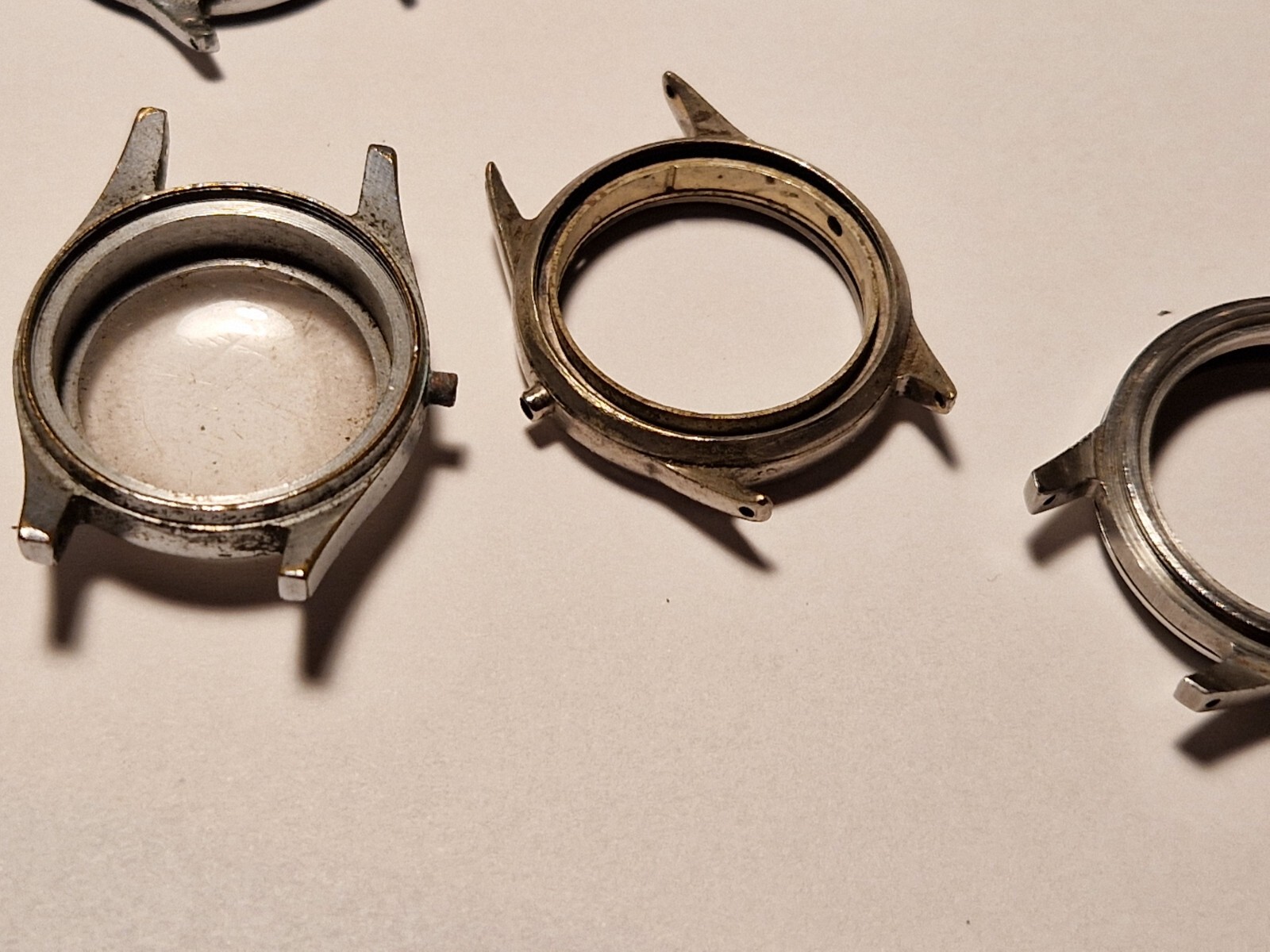 Military US Vintage Vietnam war Watch case part Bulova Elgin Waltham Benrus USA.