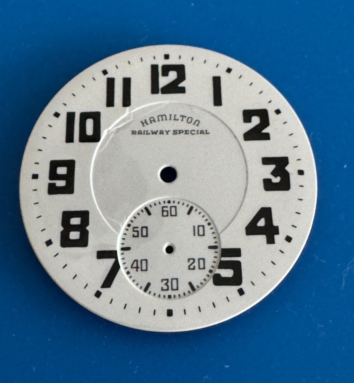VINTAGE 16 SIZE HAMILTON RAILROAD SPECIAL POCKET WATCH PORCELAIN DIAL