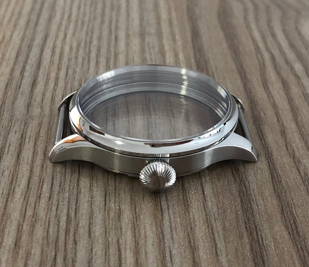 40mm Stainless Steel Case Sapphire Glass For ETA6497/6498 ST3600/3621 Movement