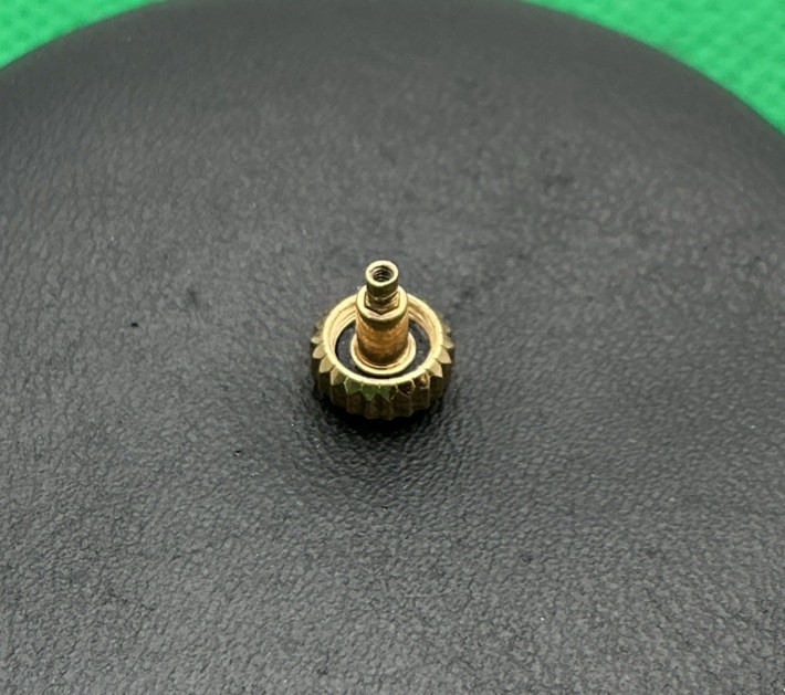 Genuine Rolex 24-600-8 18k Yellow Gold 6mm Winding Crown Refurbished (J35)