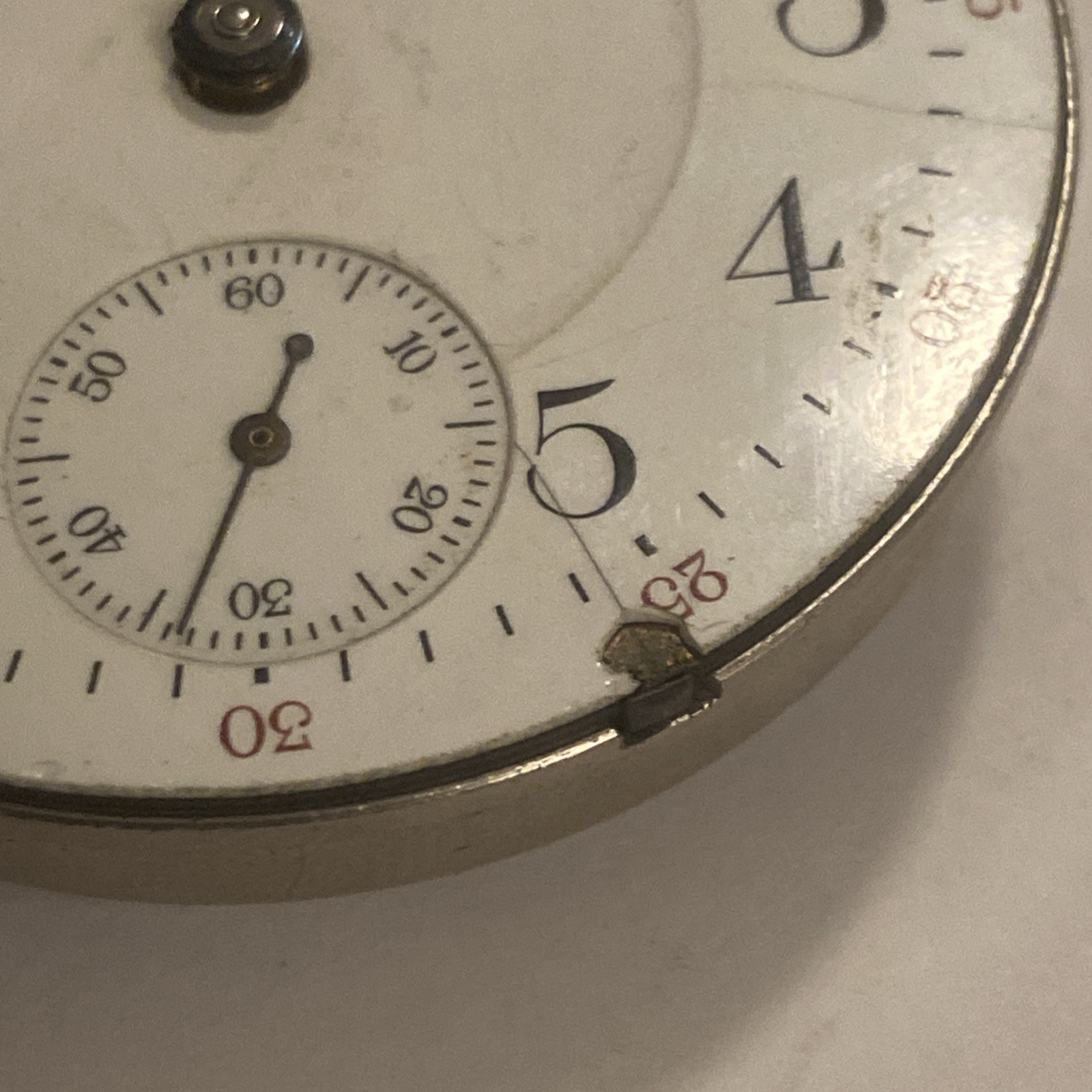 American Waltham Watch Co. Pocket Watch Movement Parts Repair