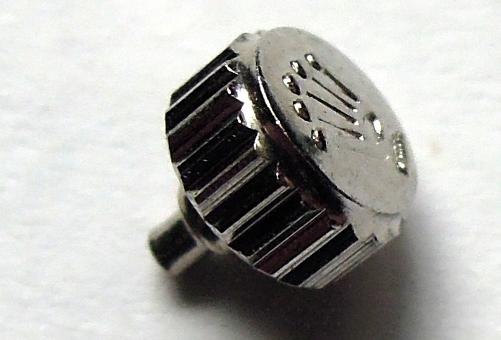 Authentic genuine Rolex 24-530-0 stainless steel date 5.3mm screw-down crown