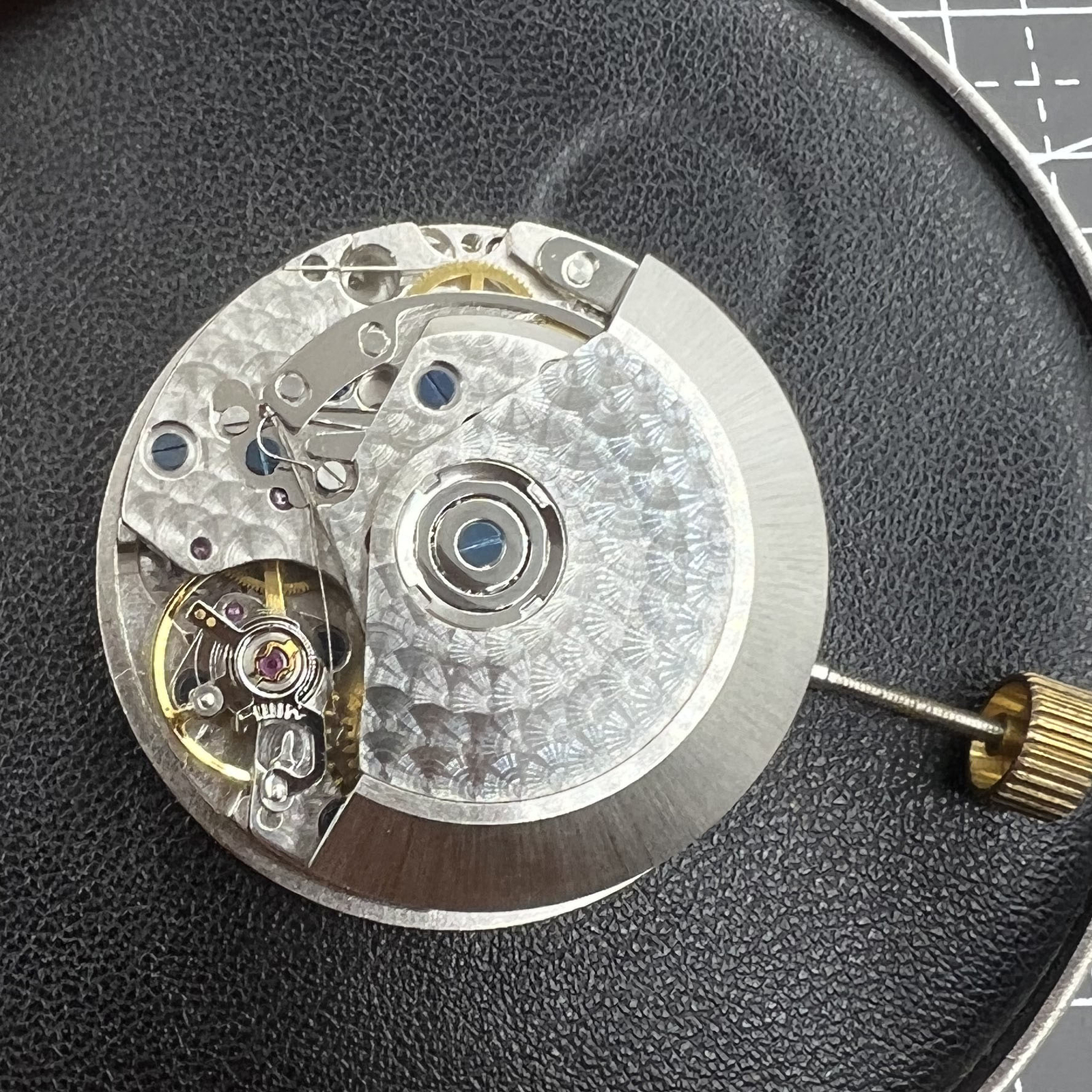 Black Dandong 7753 7750 Automatic Mechanical Movement Small Second@9