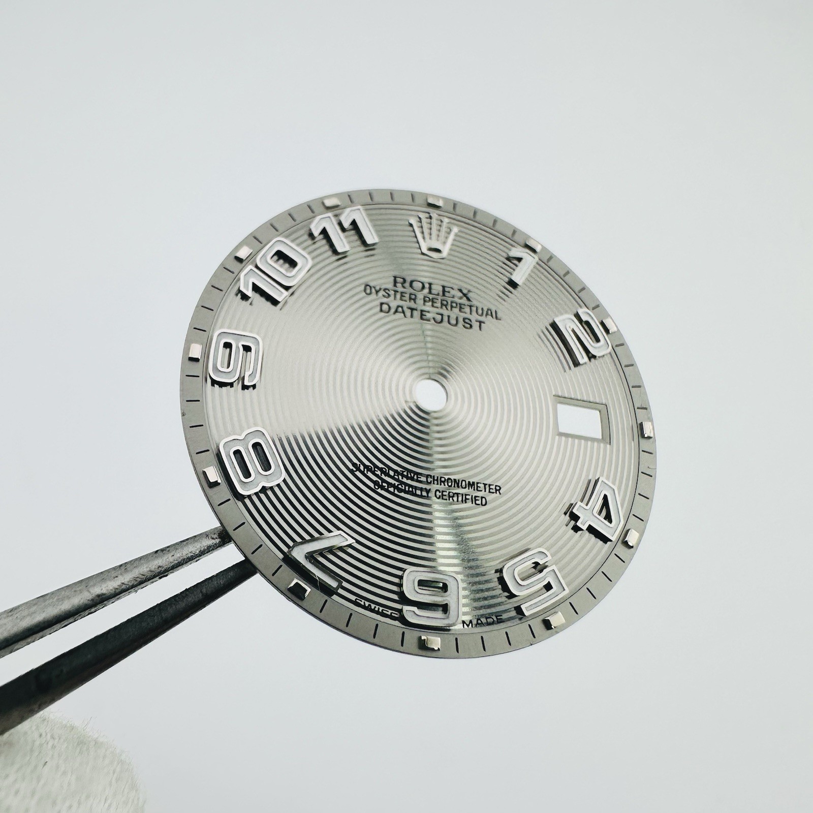 EXC Rolex Silver Concentric Arabic Dial 36mm Datejust 16030 16014 16220 16234