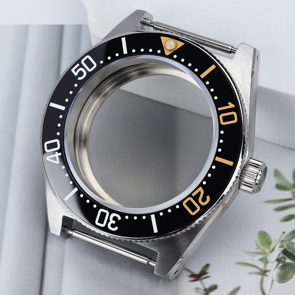 100M Diver STEEL 40.5mm Watch Case 62MAS Style Sapphire For Seiko NH35 Movement