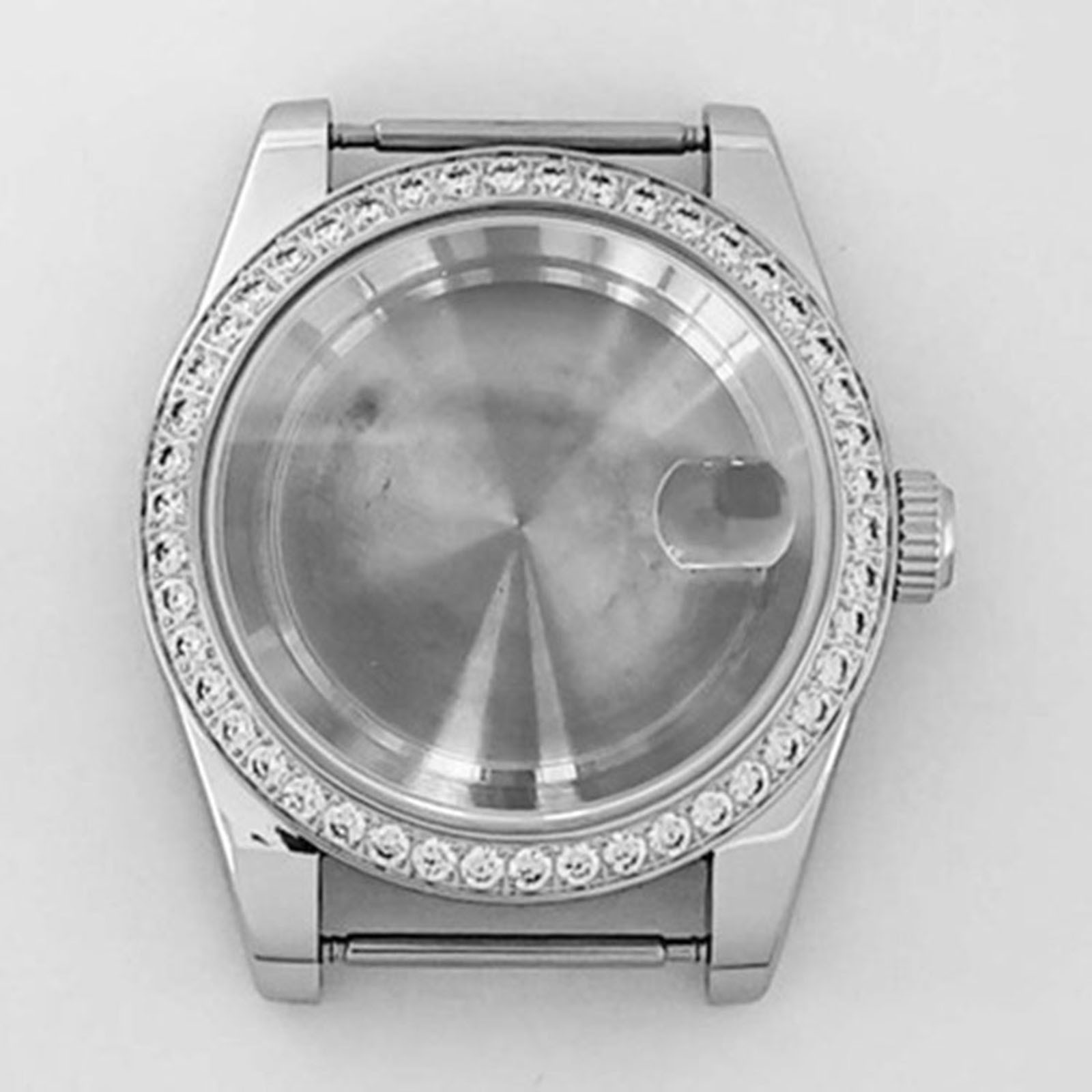 39mm Stainless Steel Watch Case Modified With Watch Part For Nh35/36 Movement