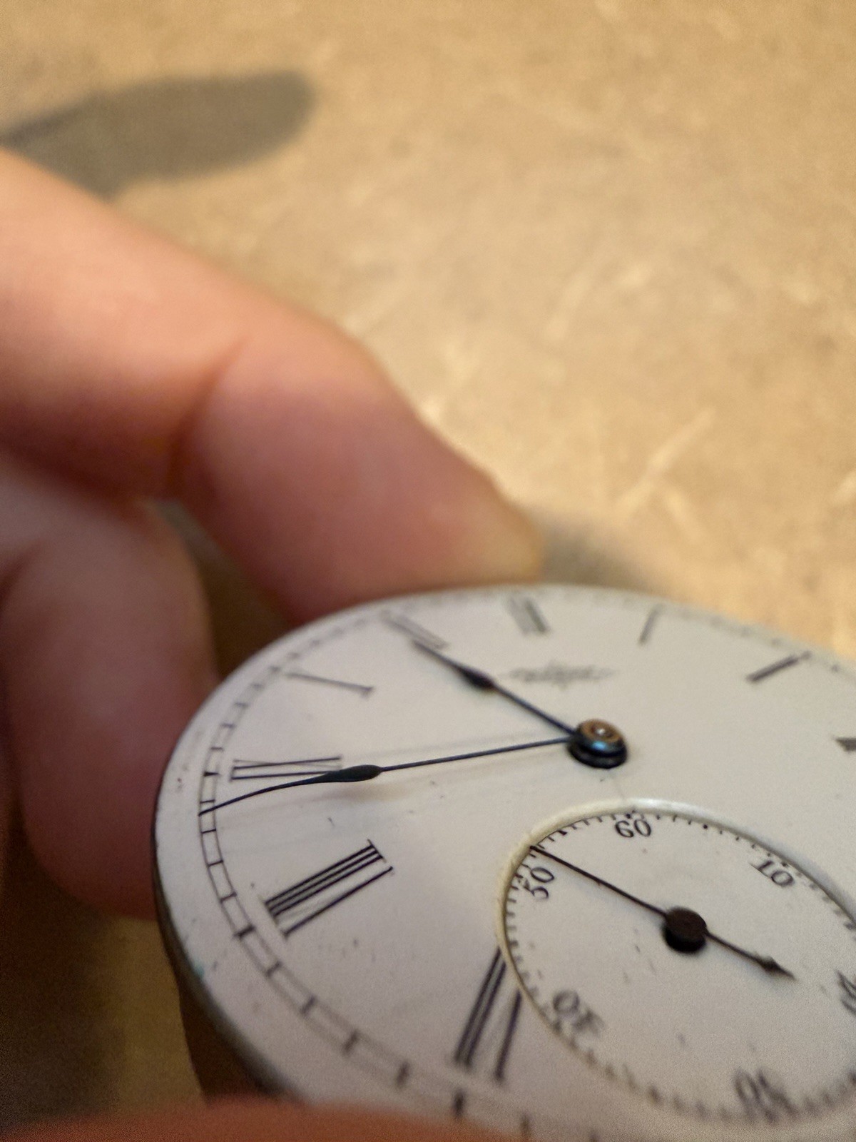 Antique Elgin National Watch Company Pocket Watch Movement NON WORKING