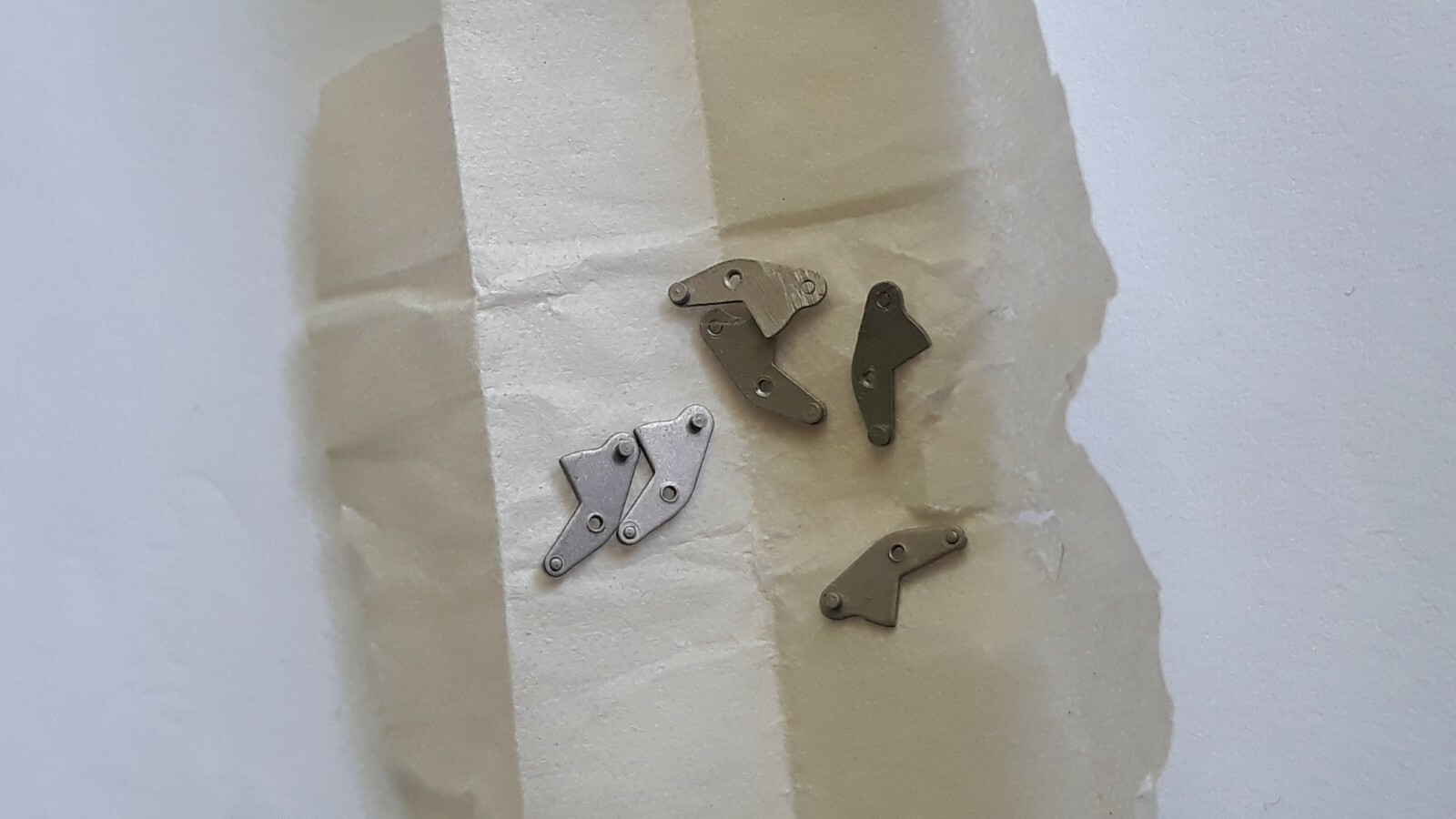 VINTAGE Lot NOS Original Molnija Setting lever 6pcs. USSR made watch parts