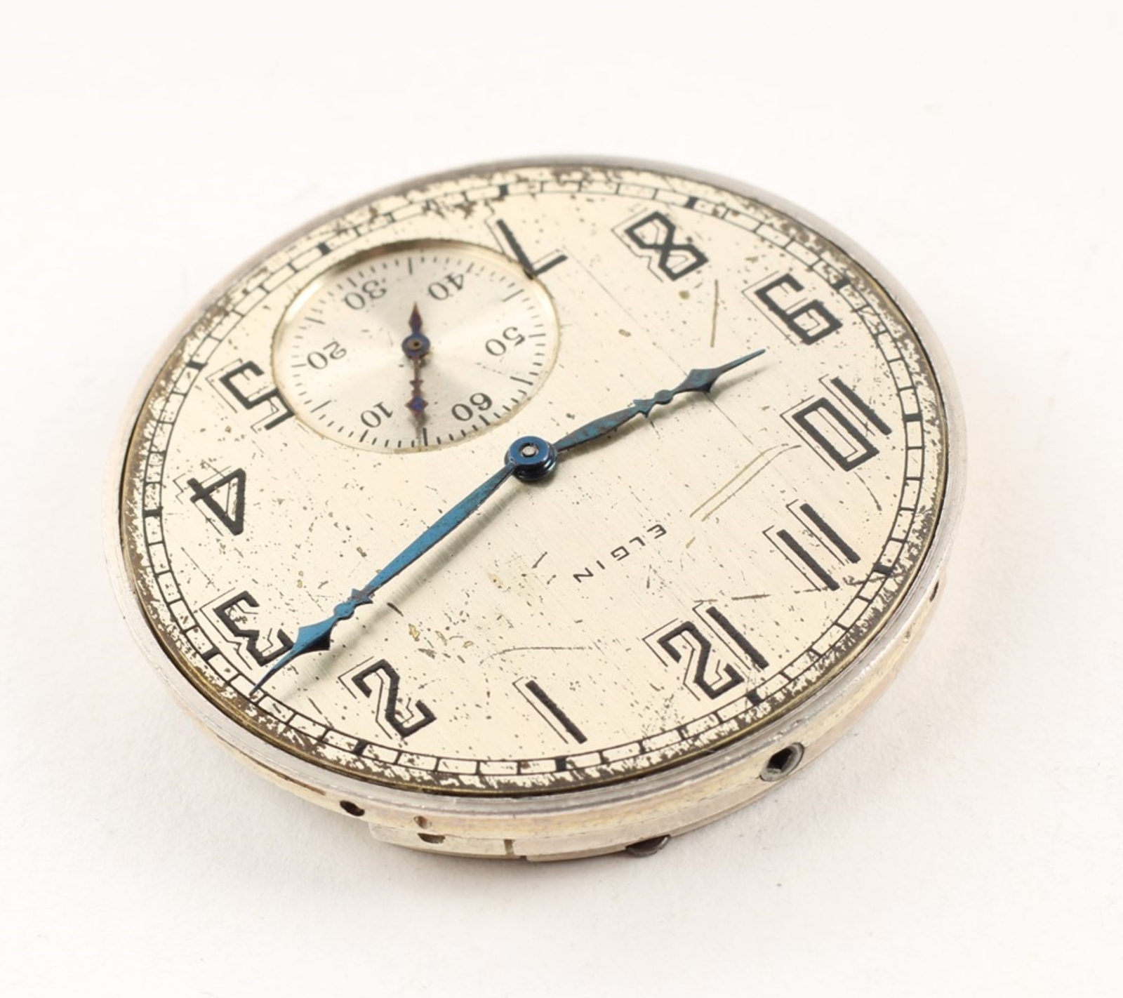 Elgin Pocket Watch Movement 12 Size 17 Jewel-IV-10