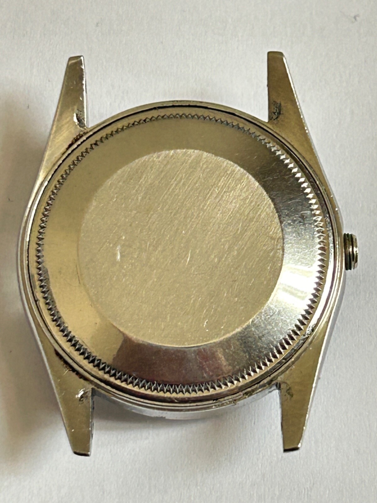 Vintage Rolex men Oyster Date Perpetual steel case Ref 15000 without bezel