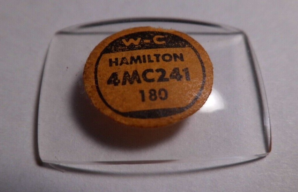 WC (Watch Craft) Glass Wristwatch Crystals- Hamilton Lot# 216