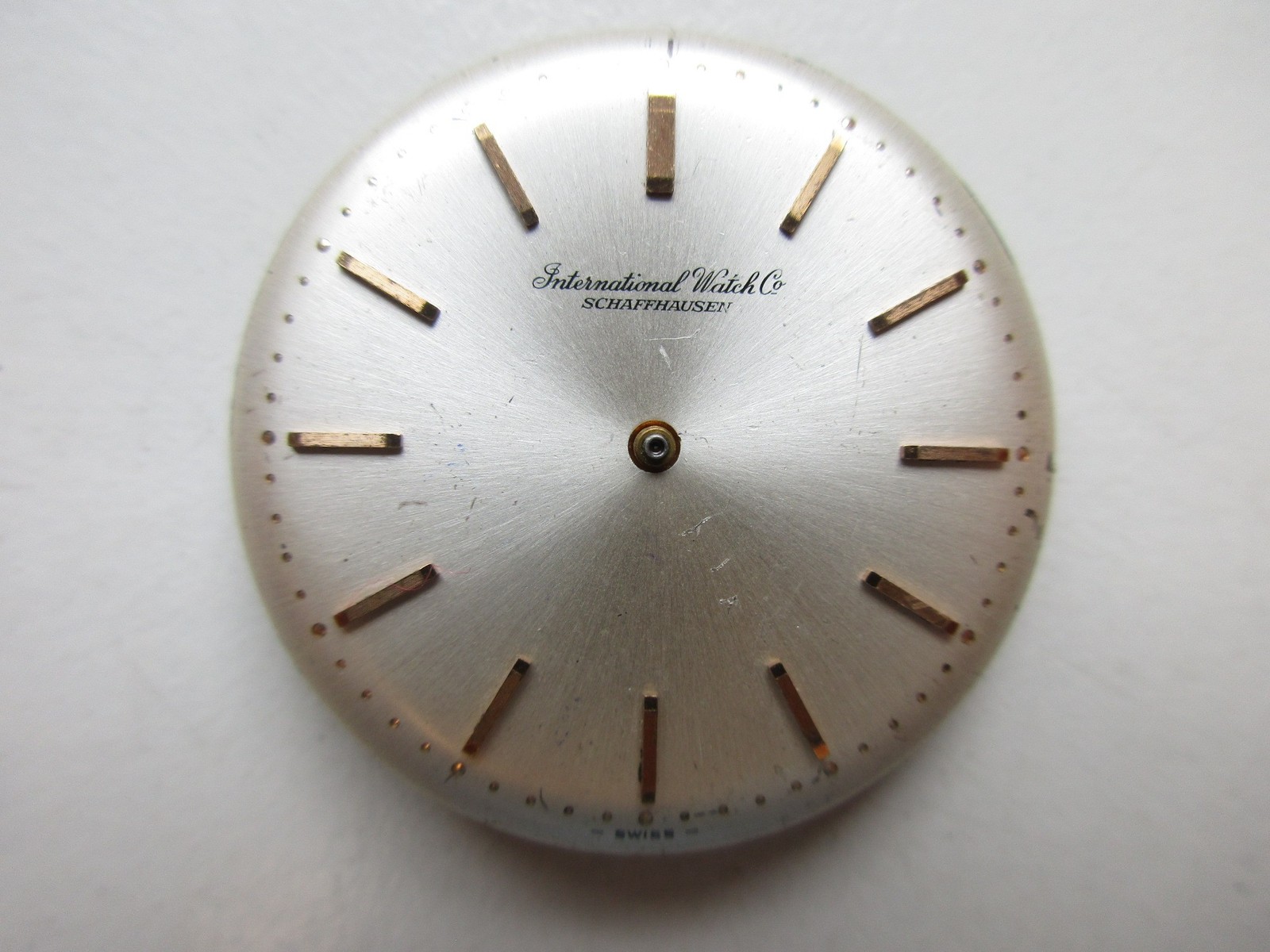 IWC cal. C.89 Swiss manual wind watch movement & dial – for parts