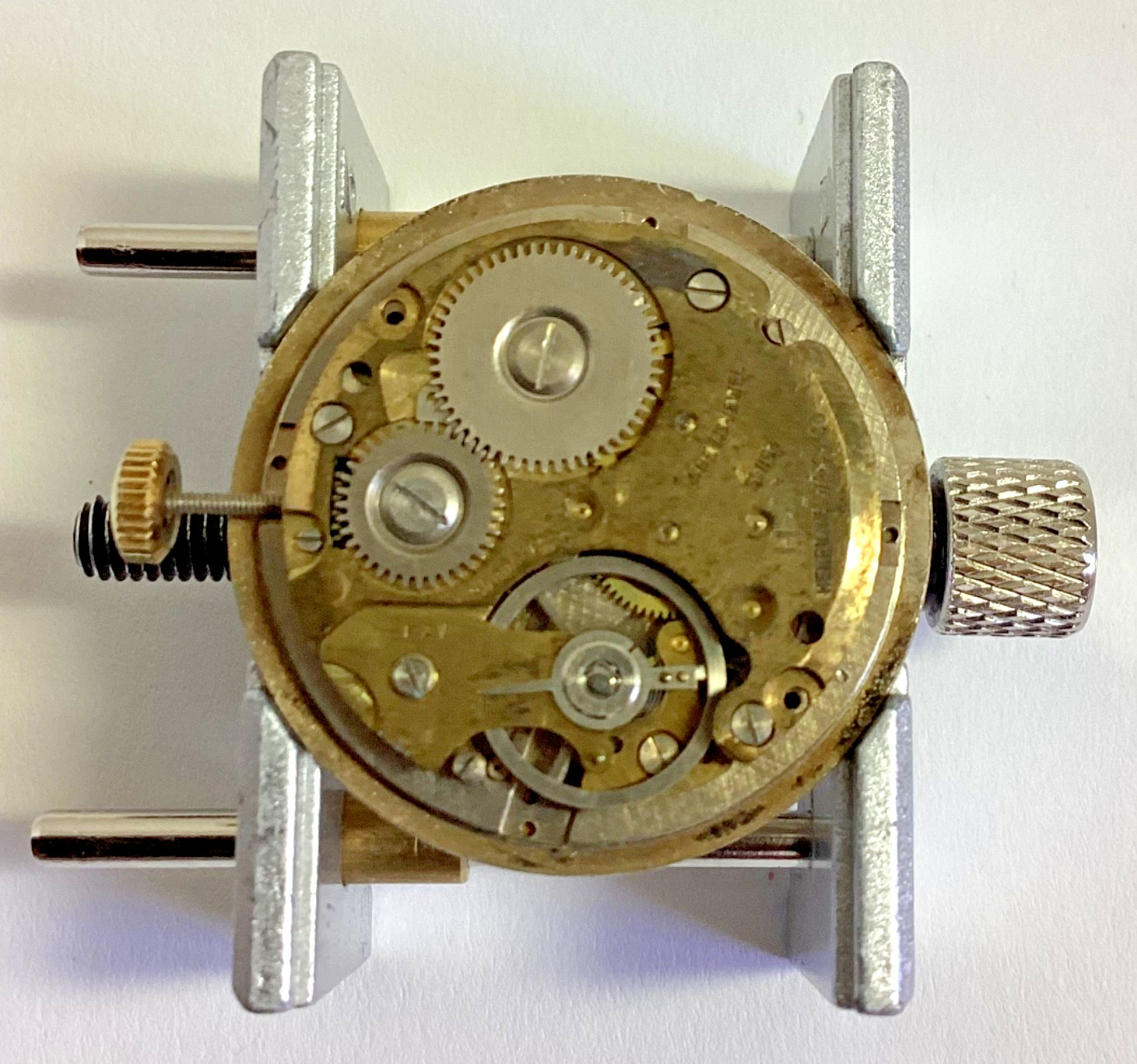 Lot Carlisle Henriline Watch Co Ebosa 65 Running Swiss Spare Parts Repair READ