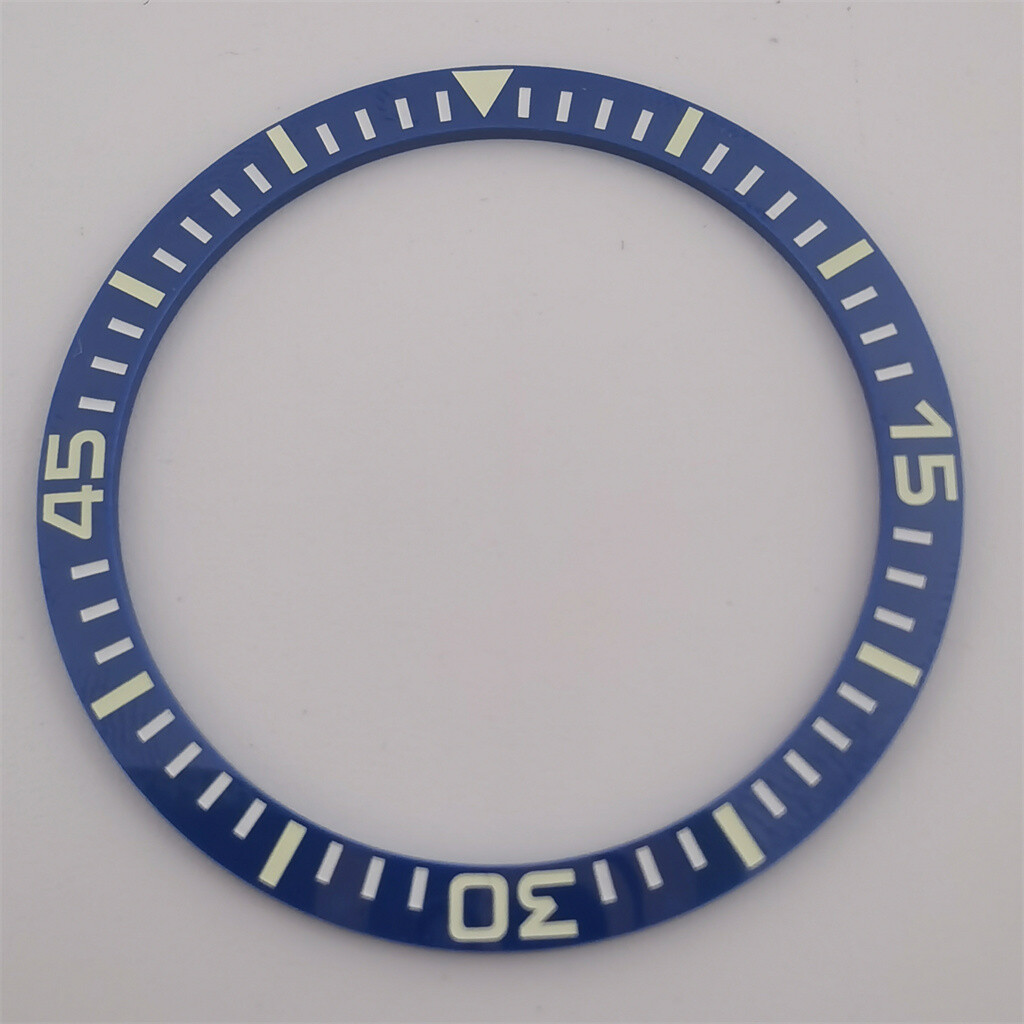 38mm Green Luminous Ceramic bezel Insert For 40mm Watch Case Repair Parts